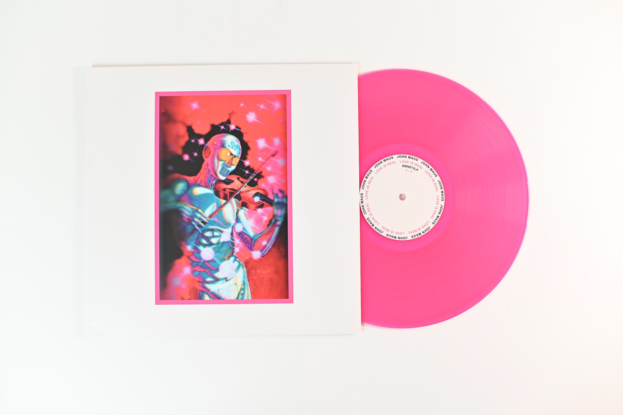 John Maus - Love Is Real on Ribbon Music - Pink Vinyl