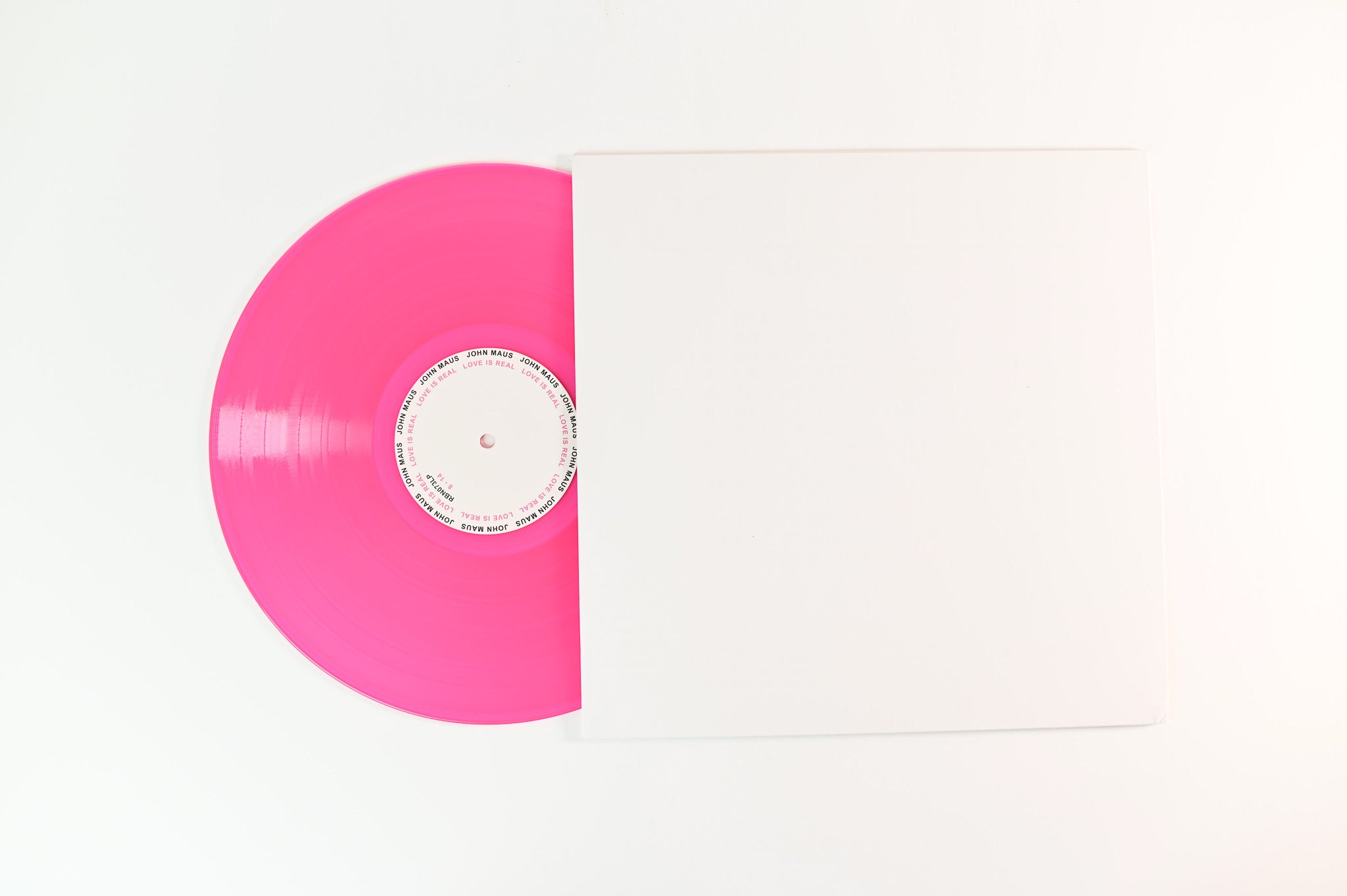 John Maus - Love Is Real on Ribbon Music - Pink Vinyl