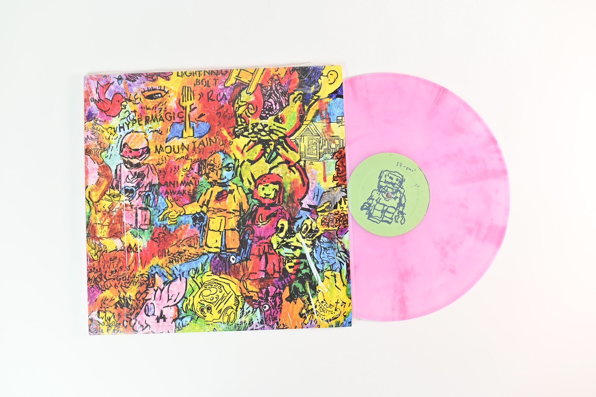 Lightning Bolt - Hypermagic Mountain on Thrill Jockey - Pink Vinyl
