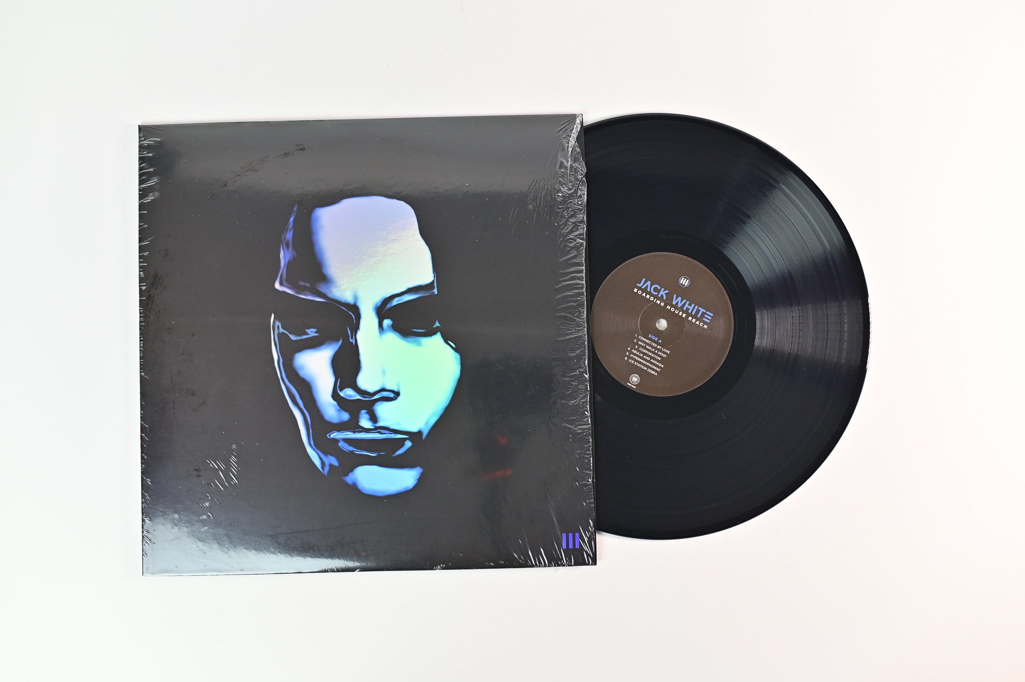 Jack White - Boarding House Reach on Third Man Records - Black & Blue Swirl Colored Vinyl