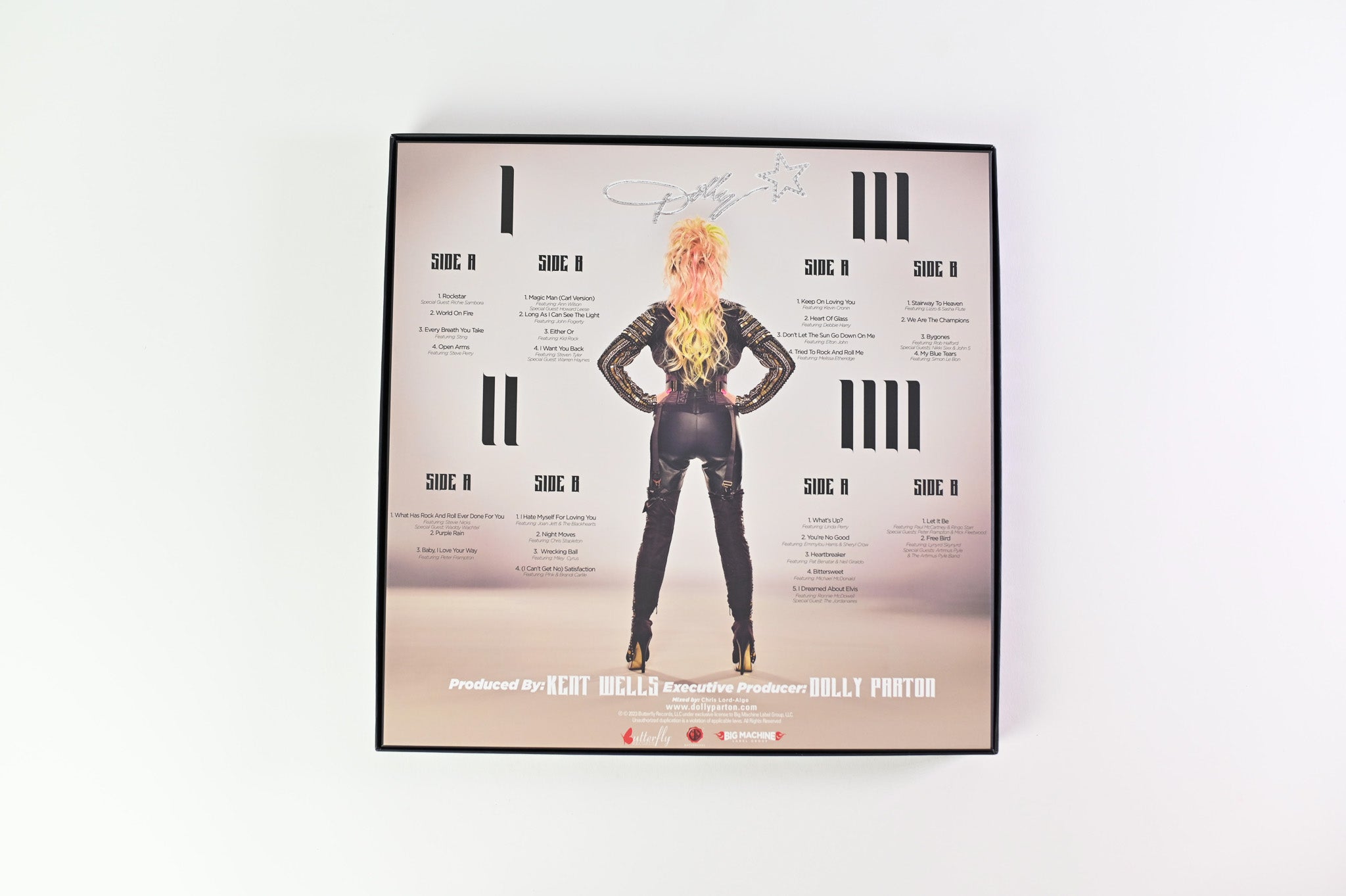 Dolly Parton - Rockstar on Butterfly Gold Vinyl Box Set