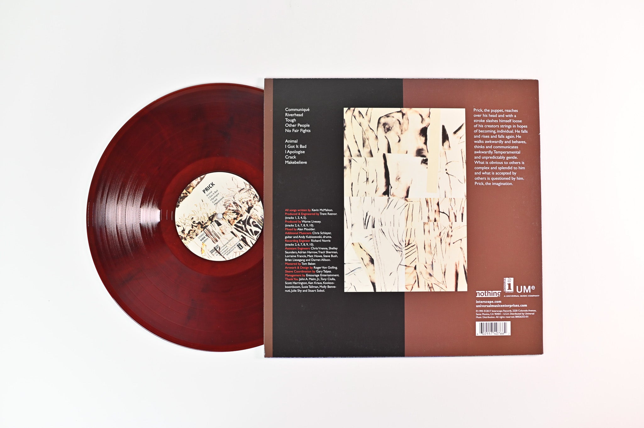 Prick - Prick on Nothing Records - Red/Black Marbled Vinyl