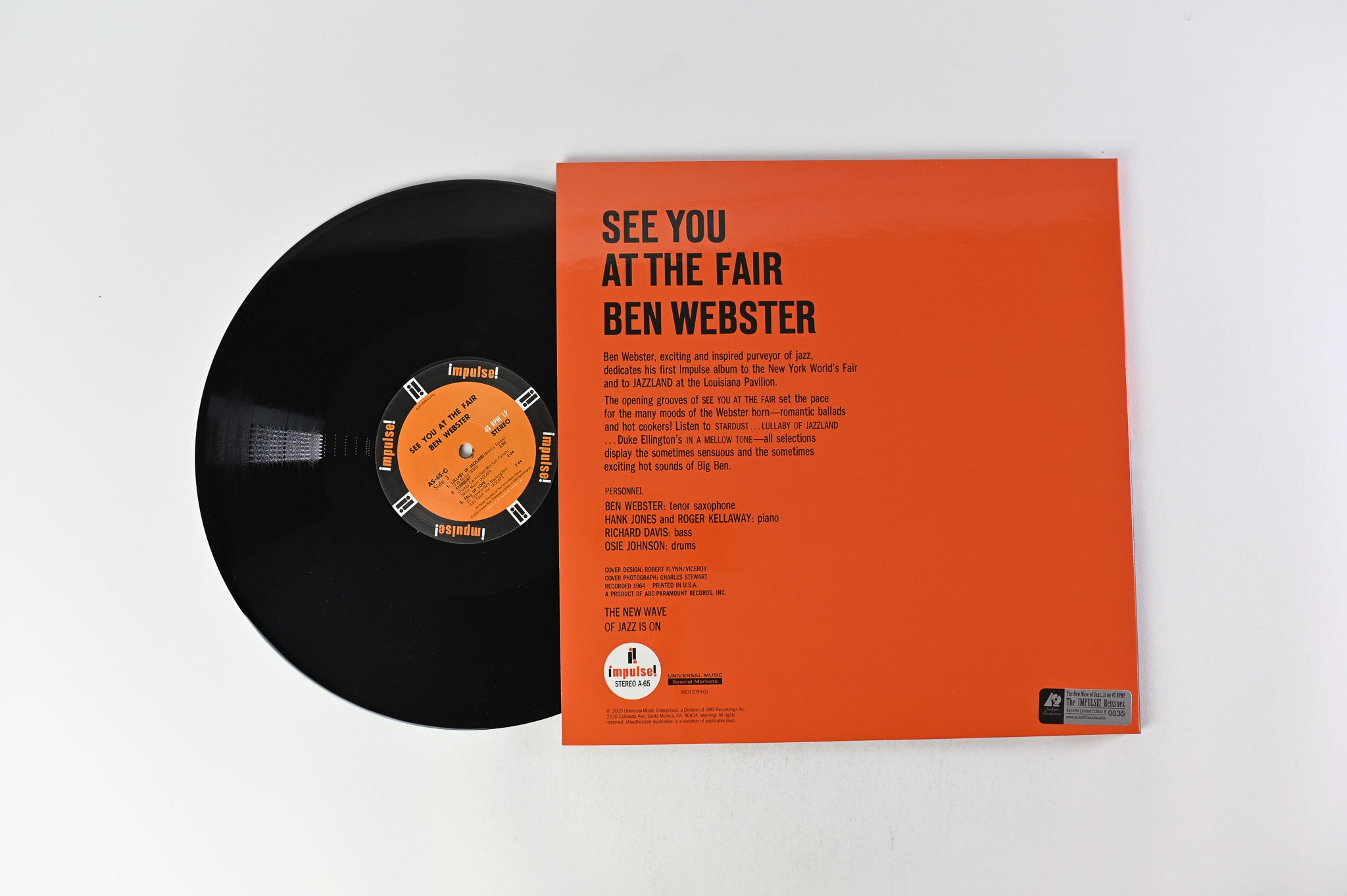 Ben Webster - See You At The Fair on Analogue Productions Numbered