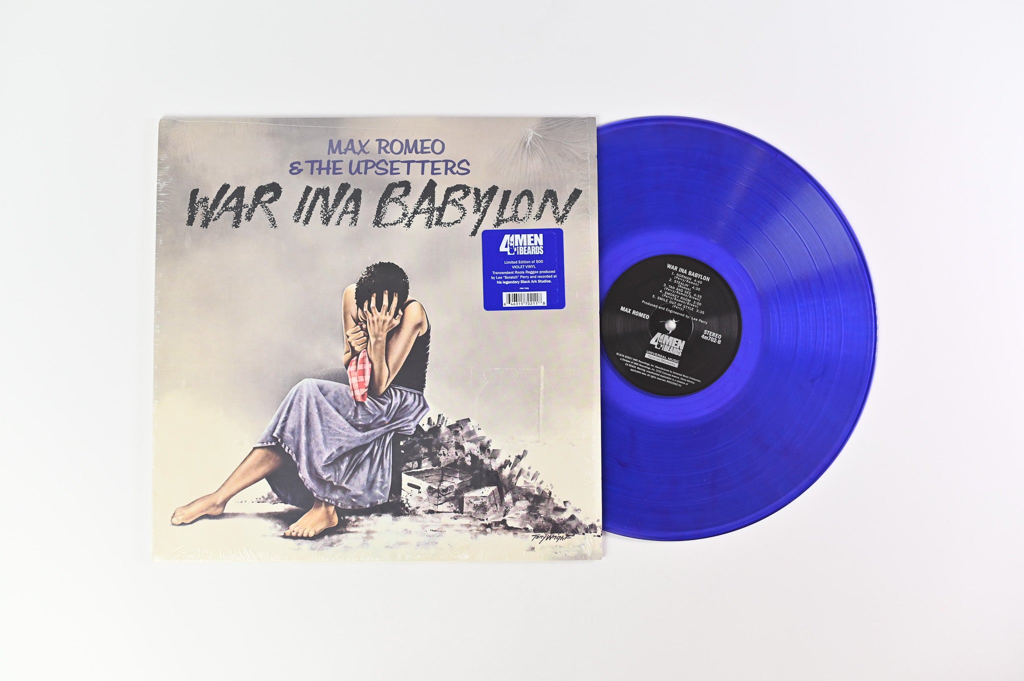 Max Romeo - War Ina Babylon on 4 Men With Beards Violet Vinyl Reissue
