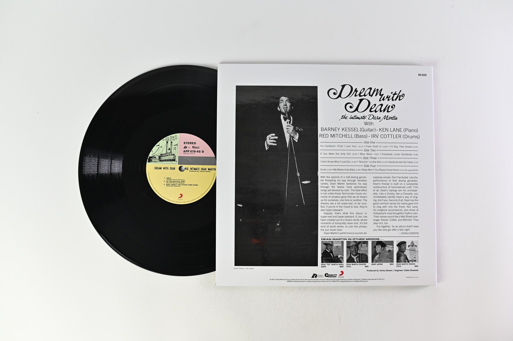 Dean Martin - Dream With Dean - The Intimate Dean Martin on Analogue Productions