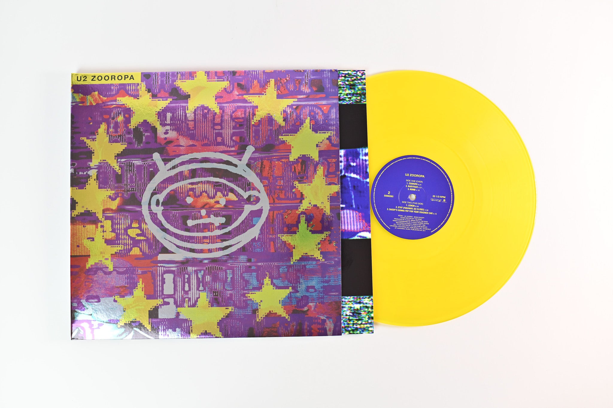 U2 廃盤　クリアイエロー盤　zooropa アナログ　レコード　限定盤 U2 - Zooropa on Universal Music Recordings / Island - Yellow Vinyl