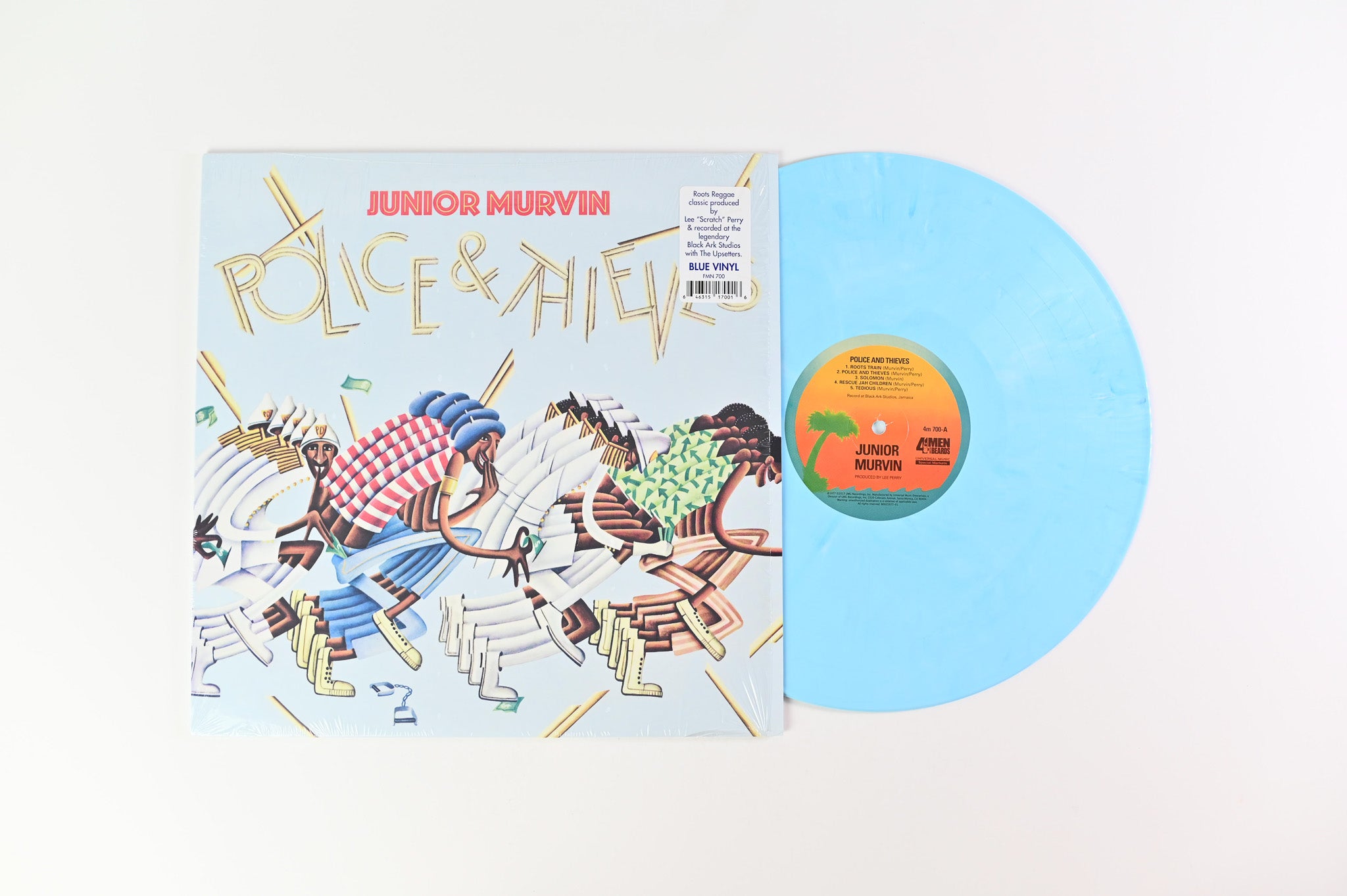 Junior Murvin - Police & Thieves on 4 Men With Beards Blue Vinyl Reissue