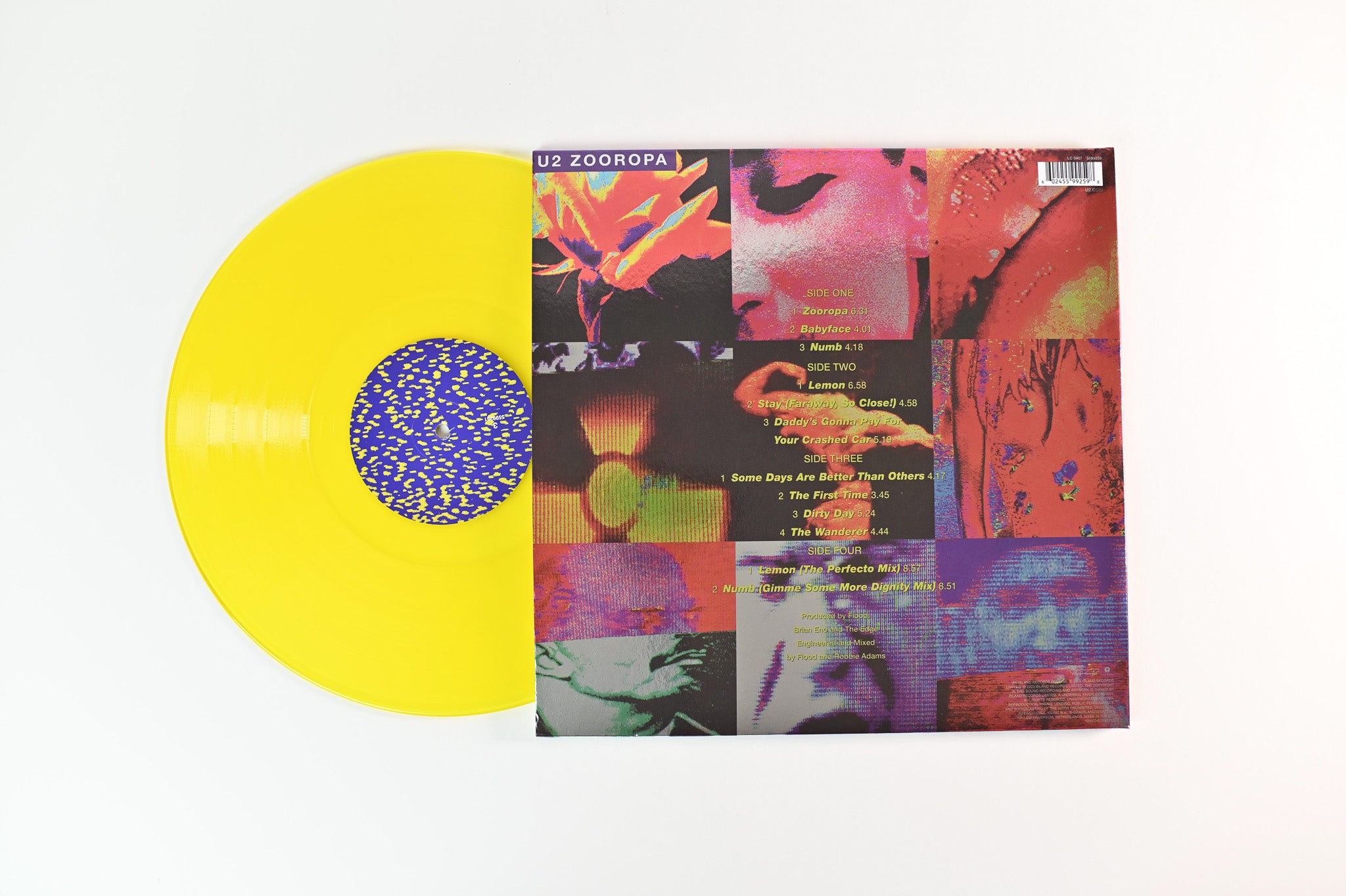U2 - Zooropa on Universal Music Recordings / Island - Yellow Vinyl