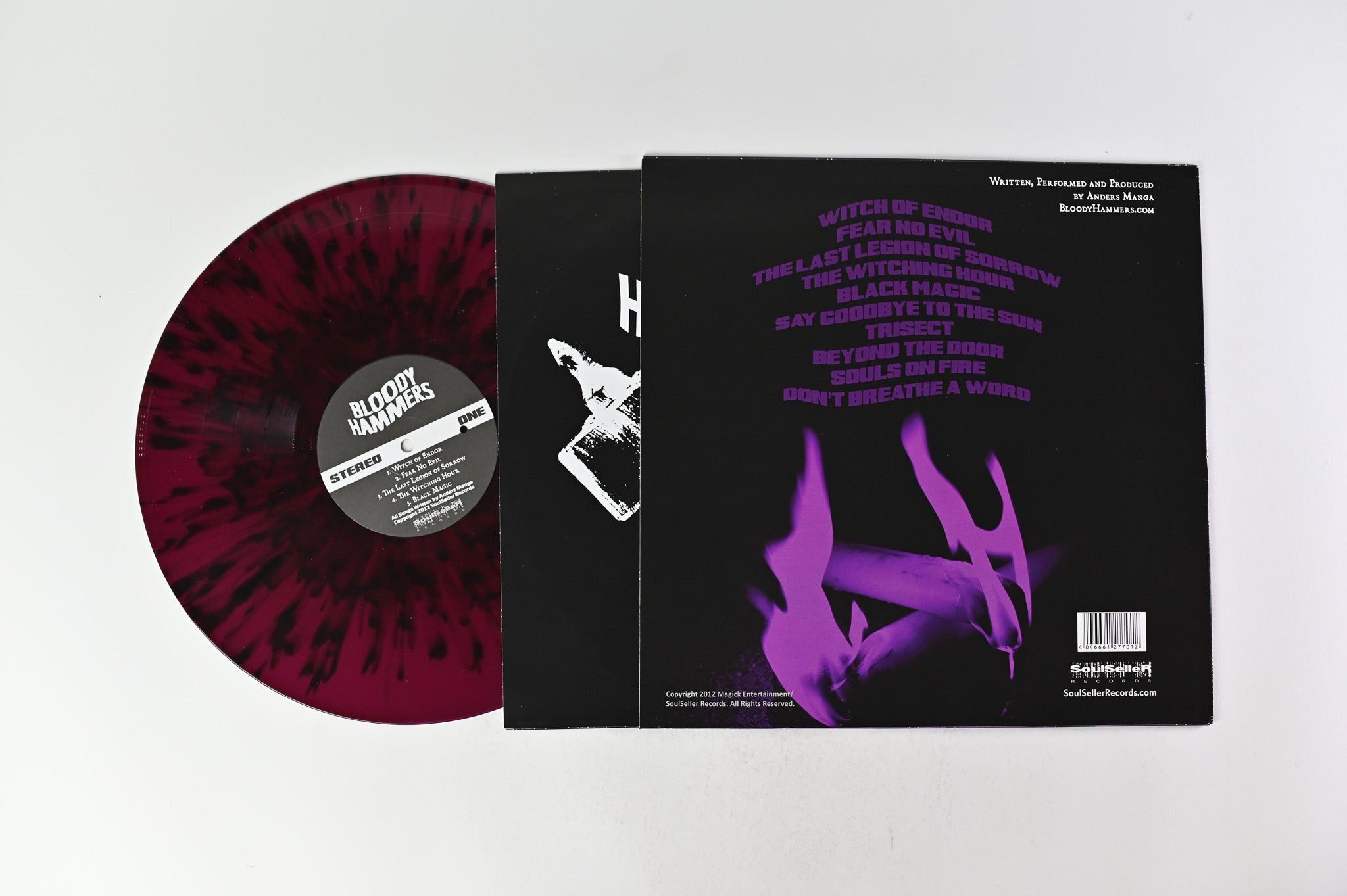 Bloody Hammers - Bloody Hammers on Soulseller Records - Splatter Vinyl