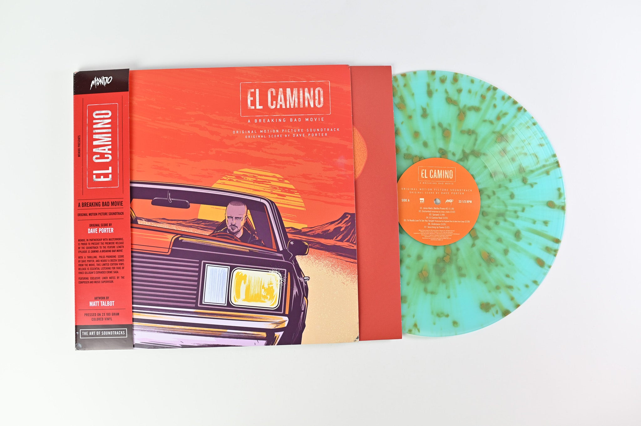 Dave Porter - El Camino - A Breaking Bad Movie (Original Motion Picture Soundtrack) on Mondo Ltd 180 Gram Splatter Vinyl