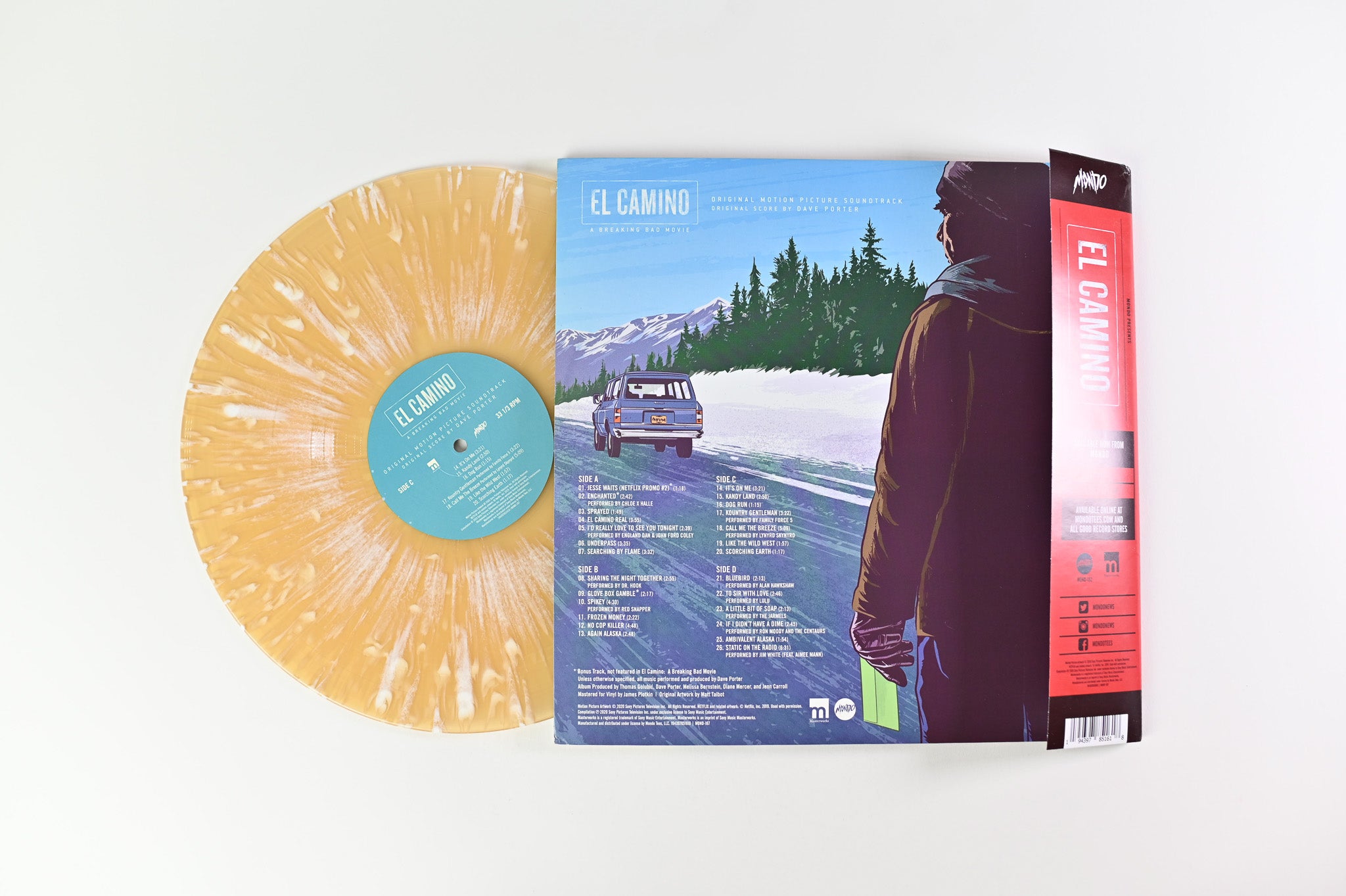 Dave Porter - El Camino - A Breaking Bad Movie (Original Motion Picture Soundtrack) on Mondo Ltd 180 Gram Splatter Vinyl