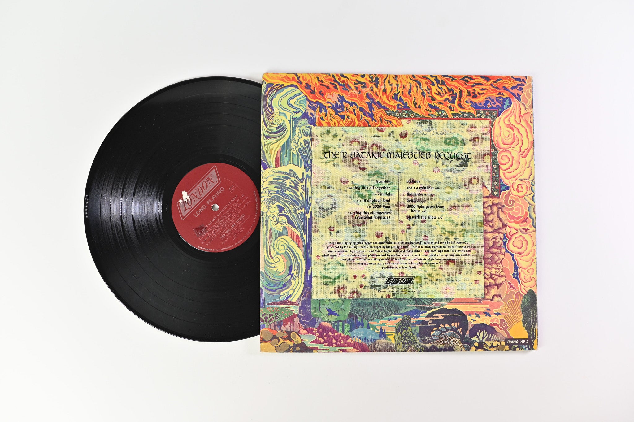 The Rolling Stones - Their Satanic Majesties Request on London Mono Lenticular Cover