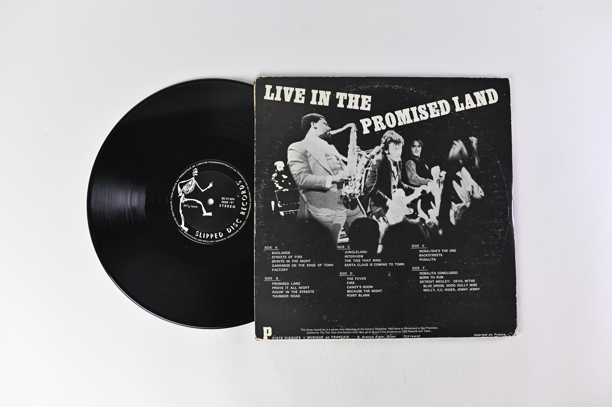 Bruce Springsteen & The E-Street Band - Winterland, 1978 (Live In The Promised Land) on Piste Disques - Unofficial pressing