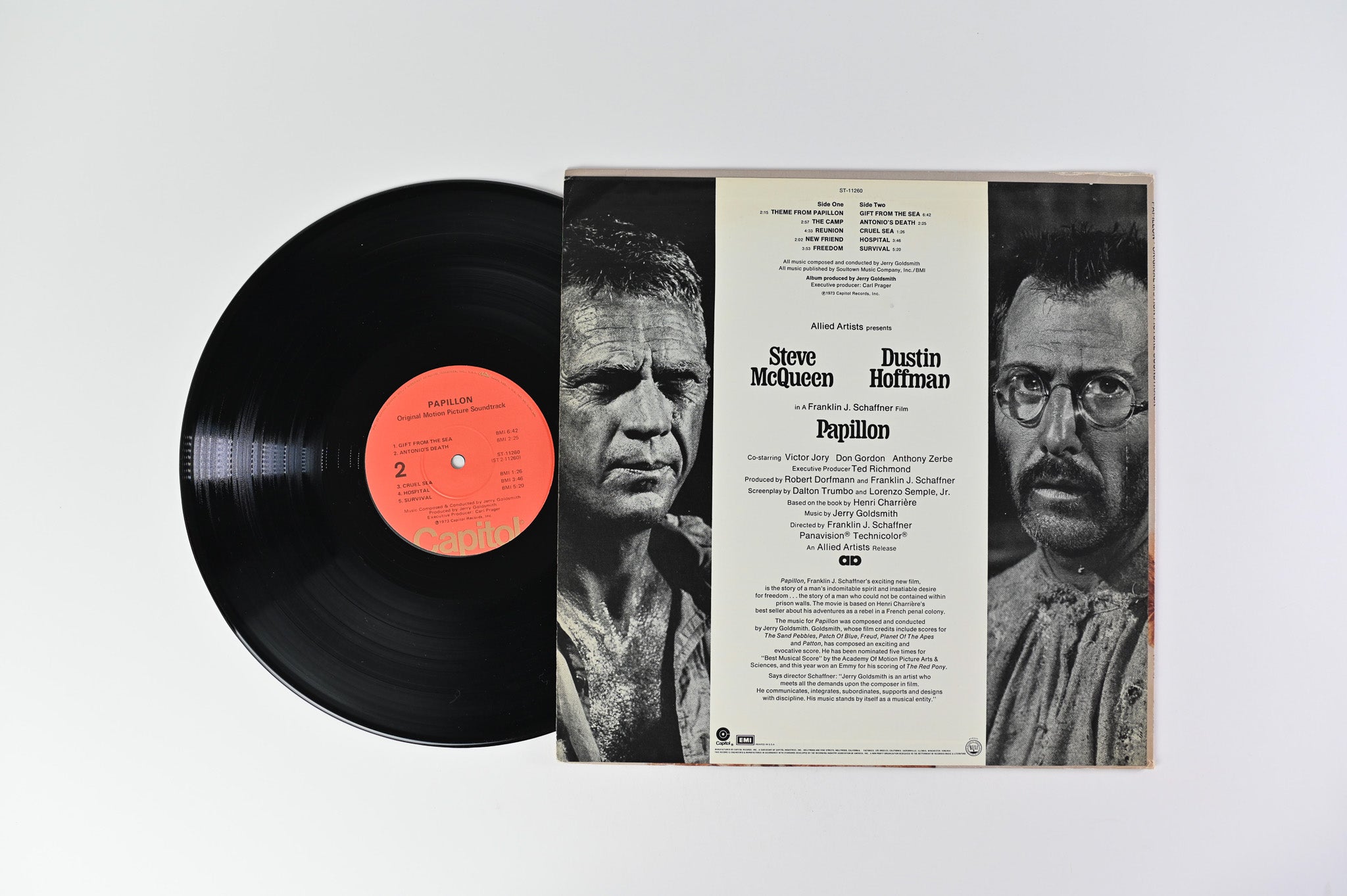Jerry Goldsmith - Papillon (Original Motion Picture Soundtrack) on Capitol Records