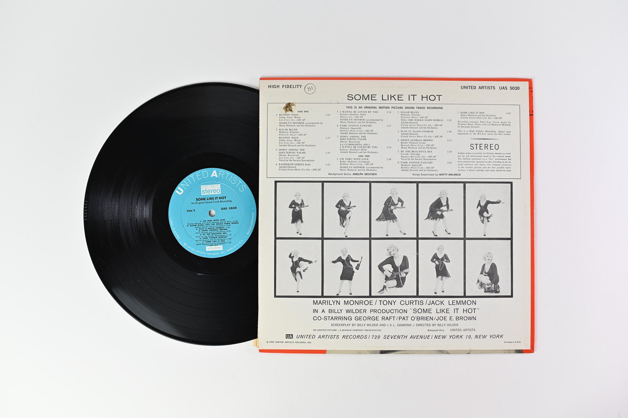 Various - Some Like It Hot on United Artists Records