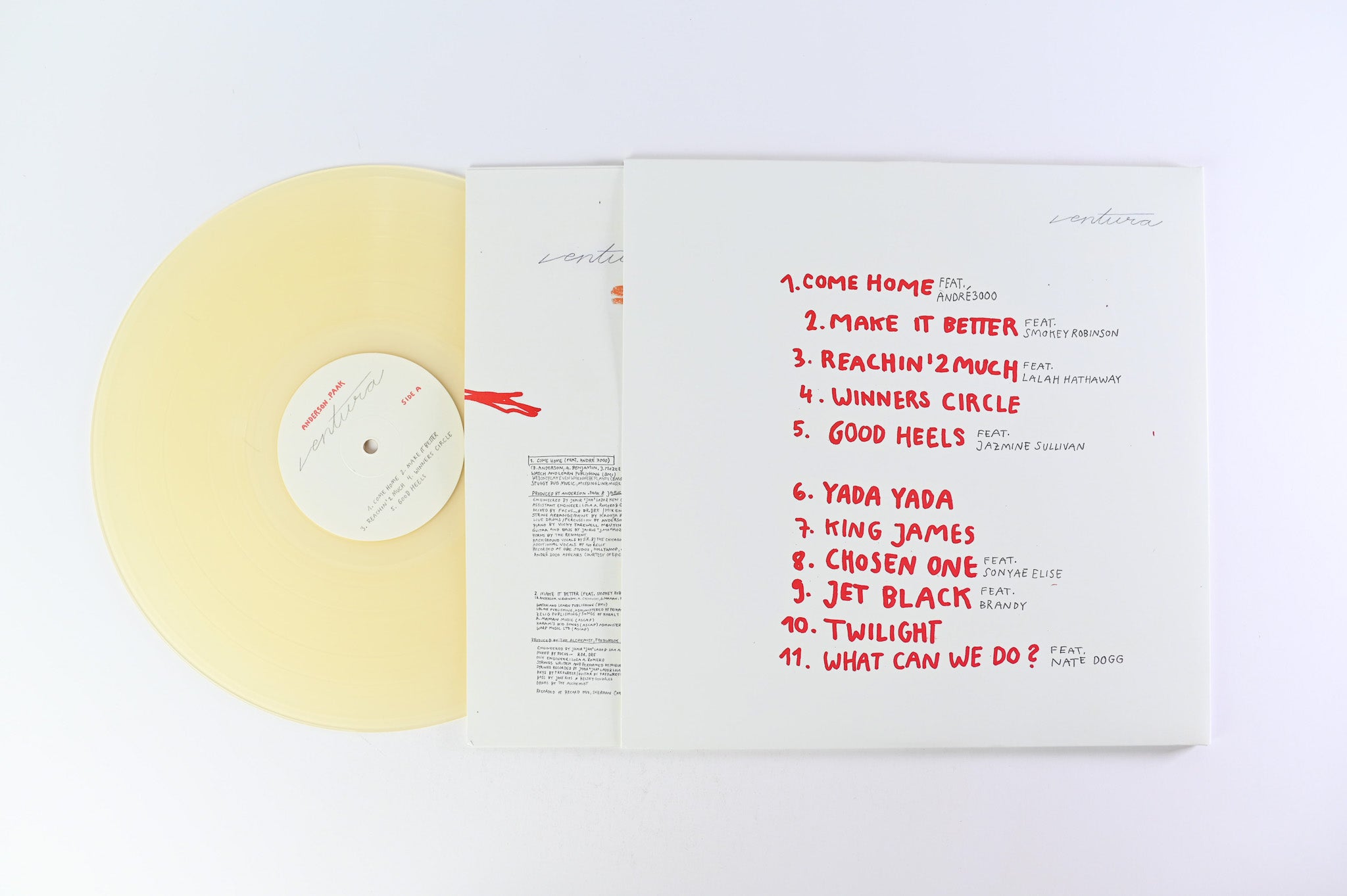 Anderson .Paak - Ventura on Aftermath Ltd Milky Clear