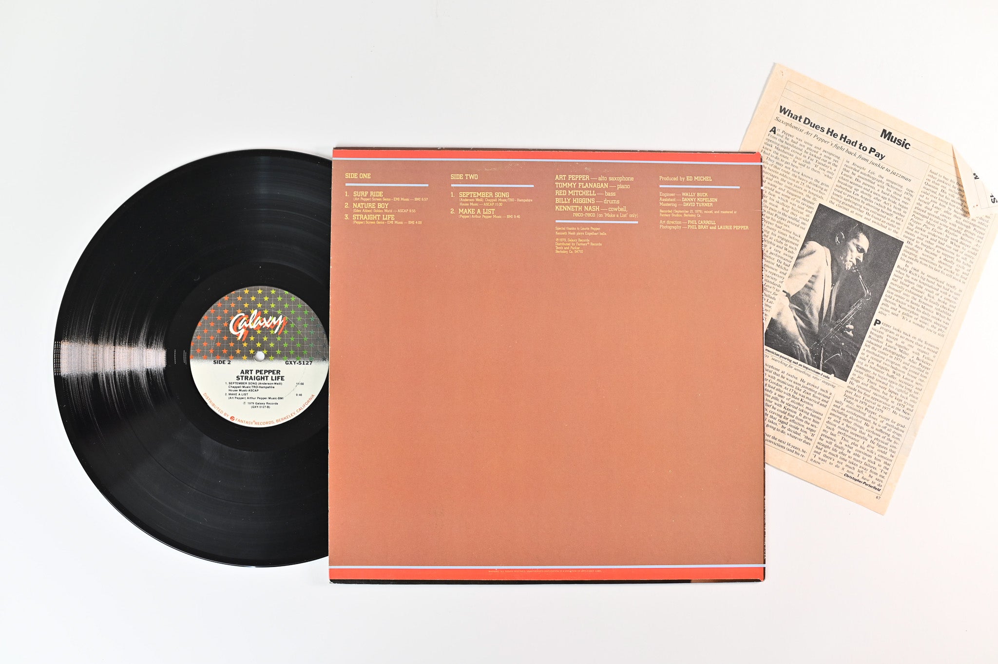 Art Pepper - Straight Life on Galaxy