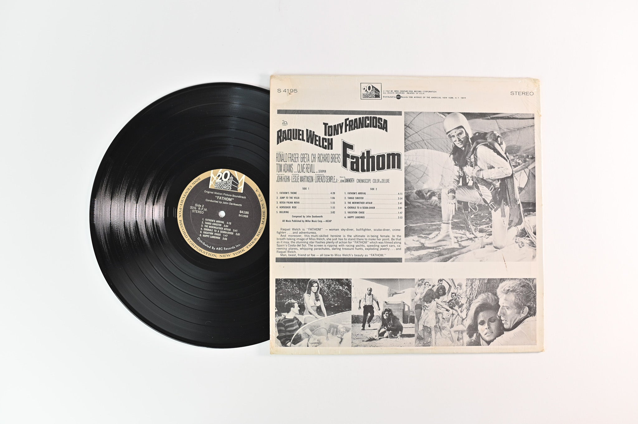John Dankworth - Fathom (Original Motion Picture Soundtrack Album) on 20th Century Fox Records