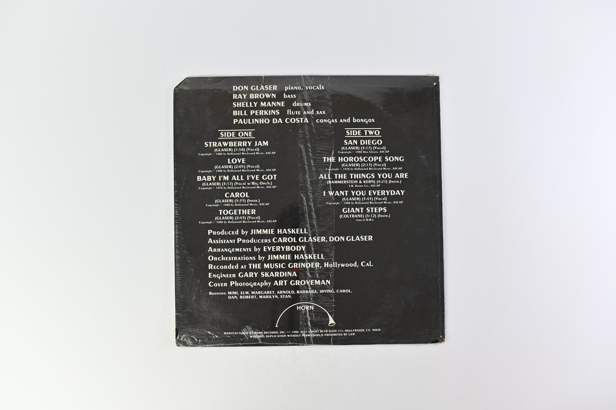 Don Glaser - Don Glaser on Horn Sealed