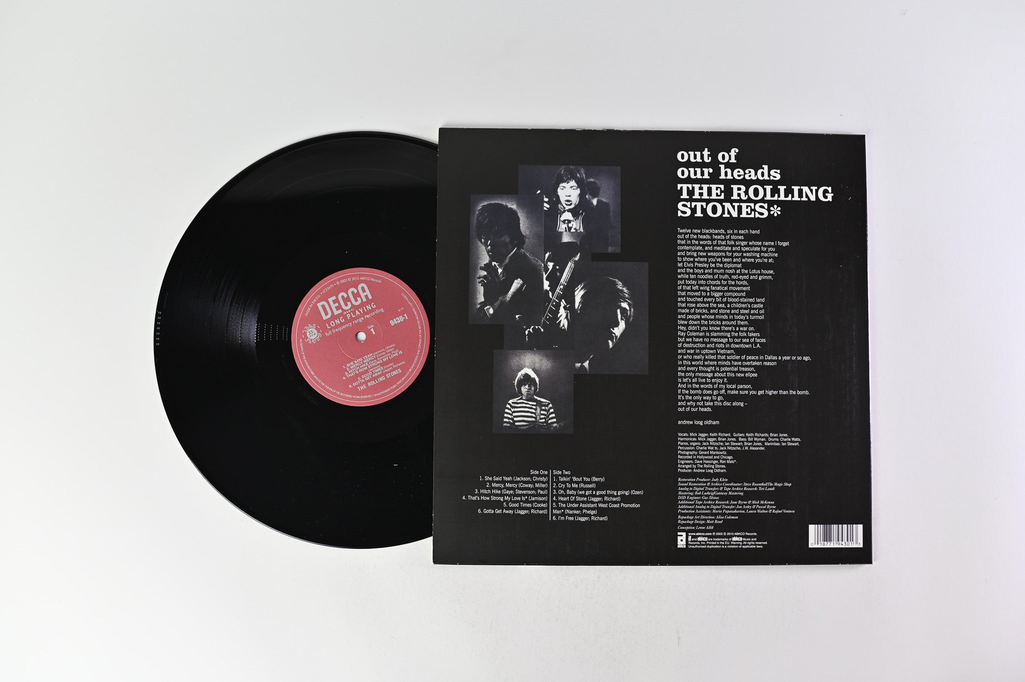 The Rolling Stones - Out Of Our Heads on ABKCO - Mono