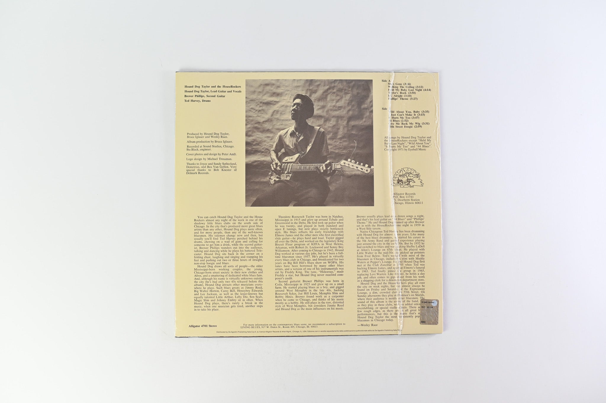 Hound Dog Taylor & The House Rockers - Hound Dog Taylor And The House Rockers on Blues In Vinile Italian Reissue Sealed