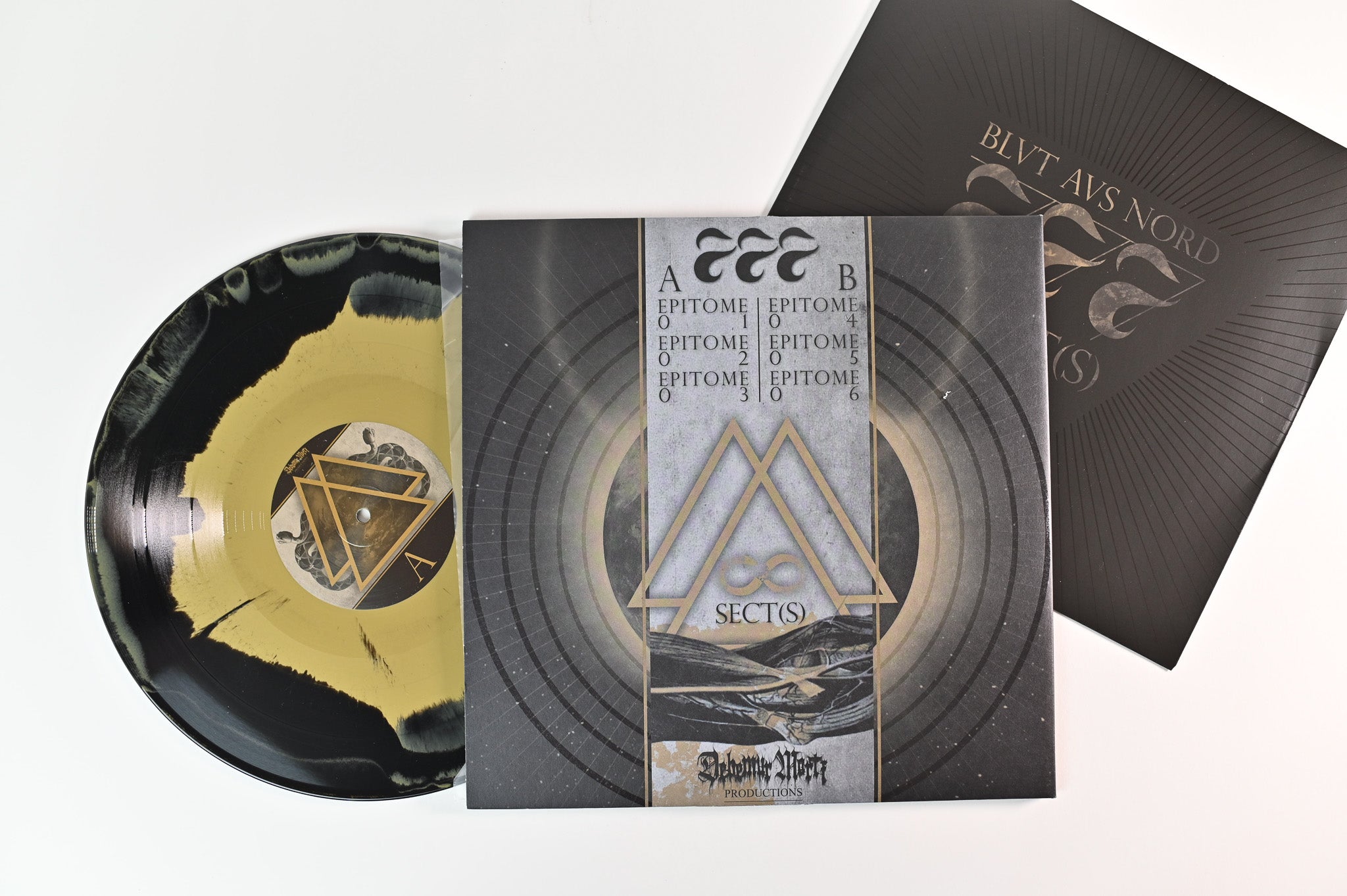 Blut Aus Nord - 777 - Sect(s) on Debemur Morti Productions - Black/Gold Starburst Vinyl