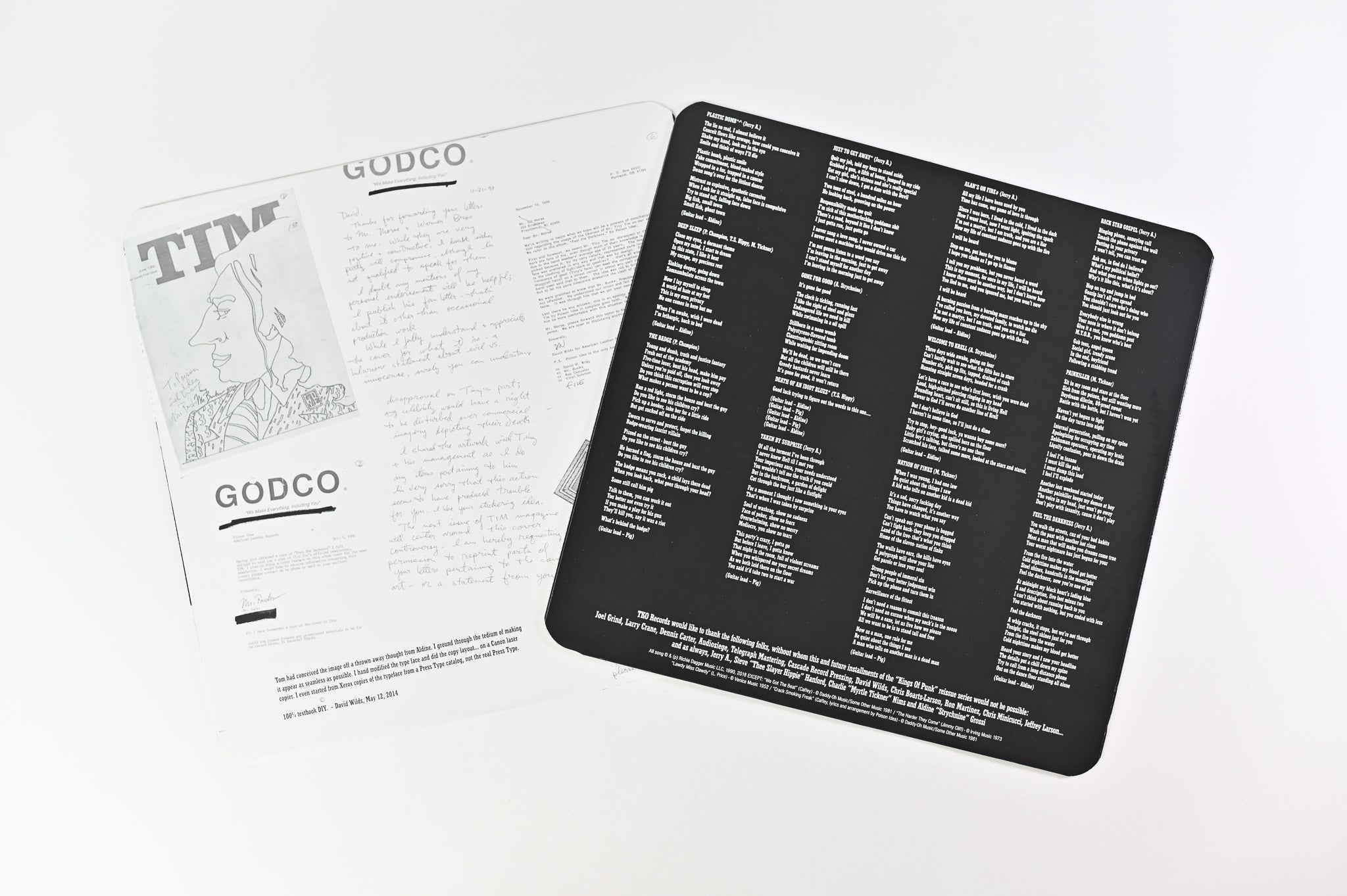 Poison Idea - Feel The Darkness on American Leather Silver Translucent