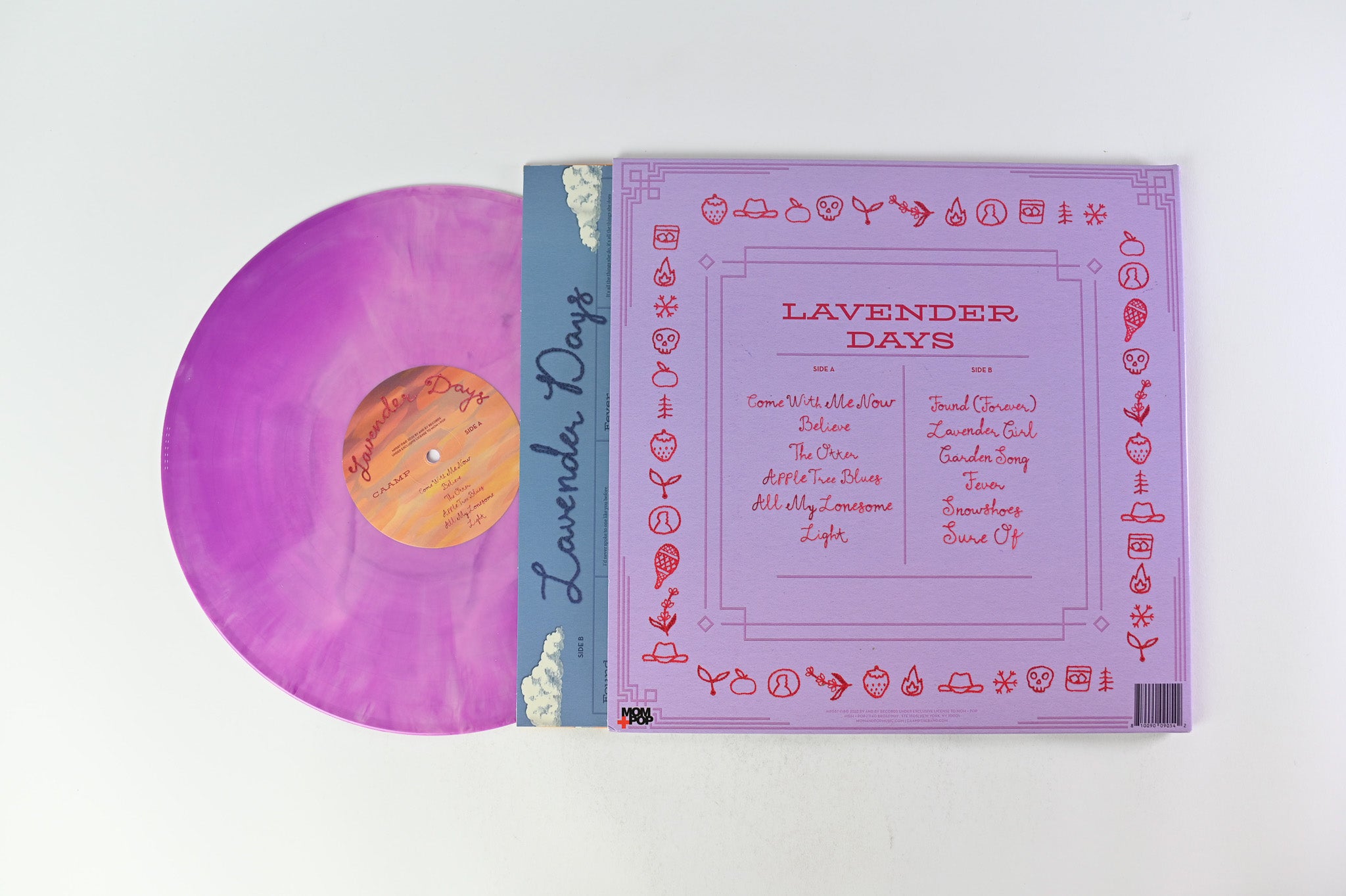 Caamp - Lavender Days on Mom + Pop - Pink and Purple Galaxy Swirl