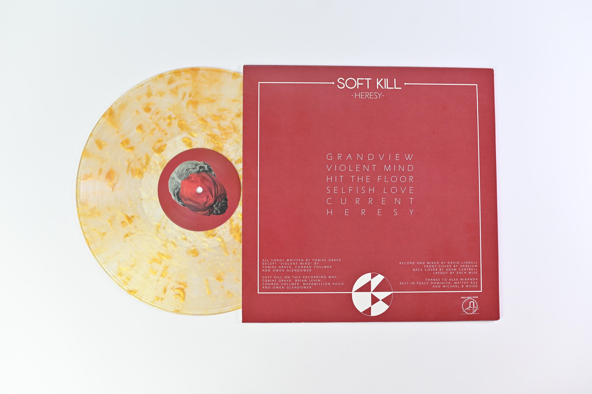 Soft Kill - Heresy on Cercle Social Ltd Gold Metallic Ripple Reissue