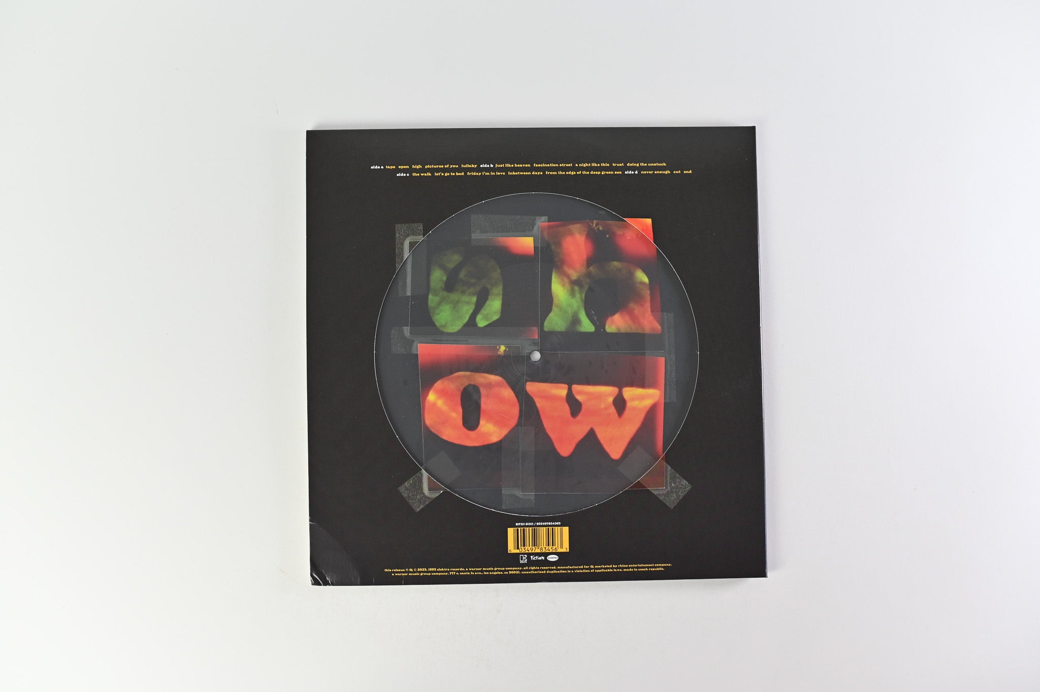 The Cure - Show on Rhino RSD Ltd Picture Disc Reissue