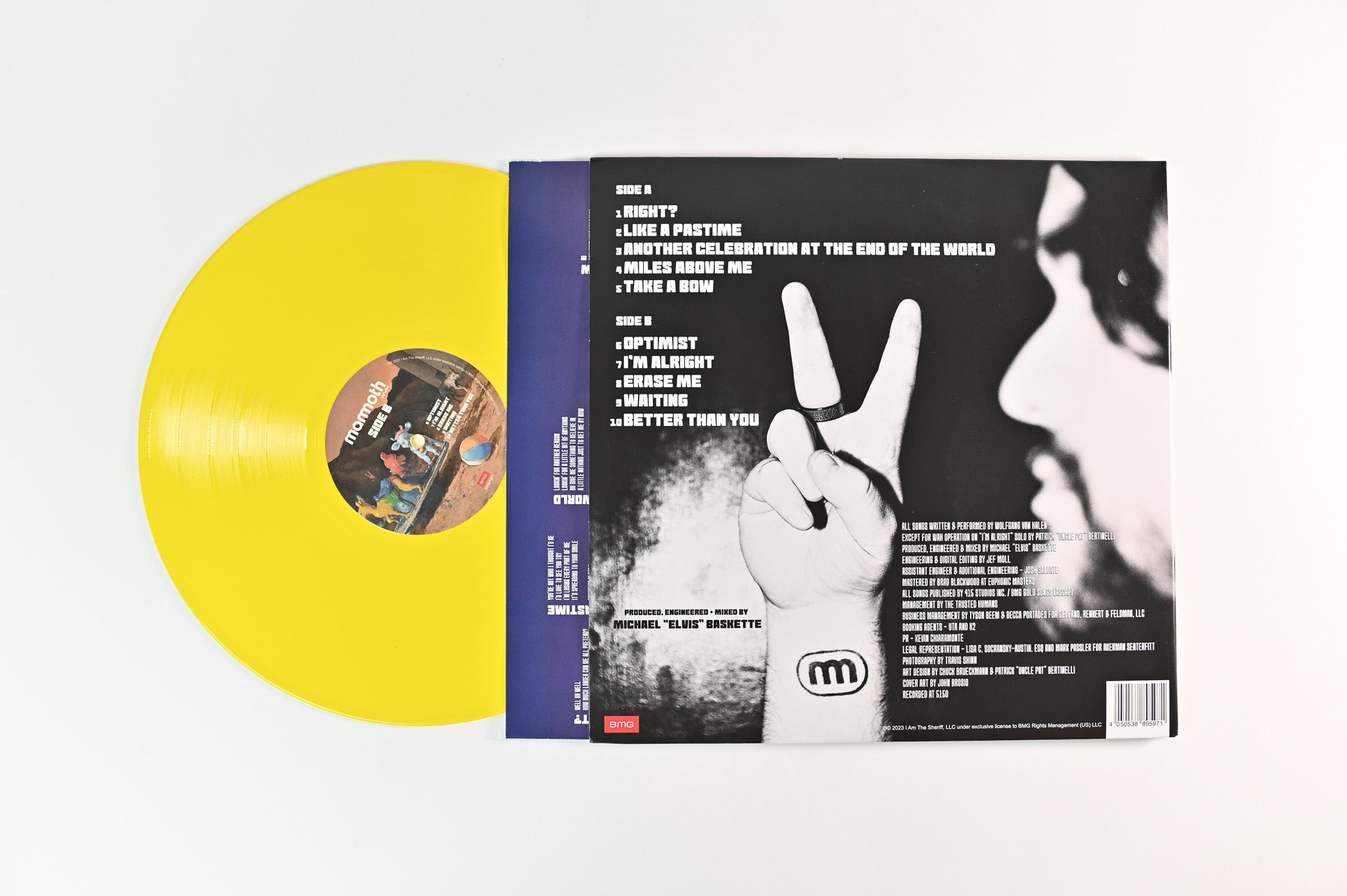 Mammoth WVH - Mammoth II on BMG - Yellow Vinyl