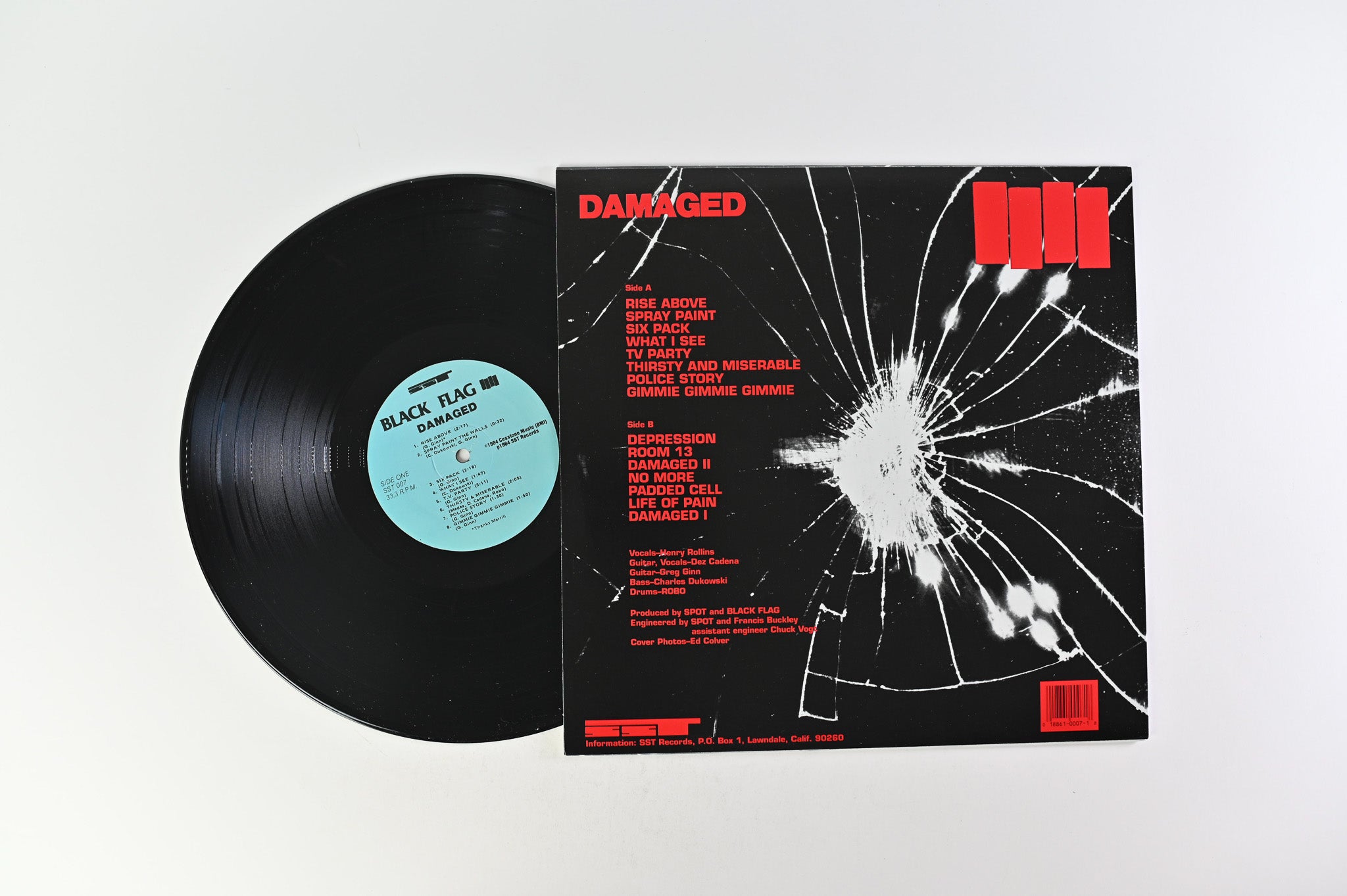 Black Flag - Damaged on SST Repress