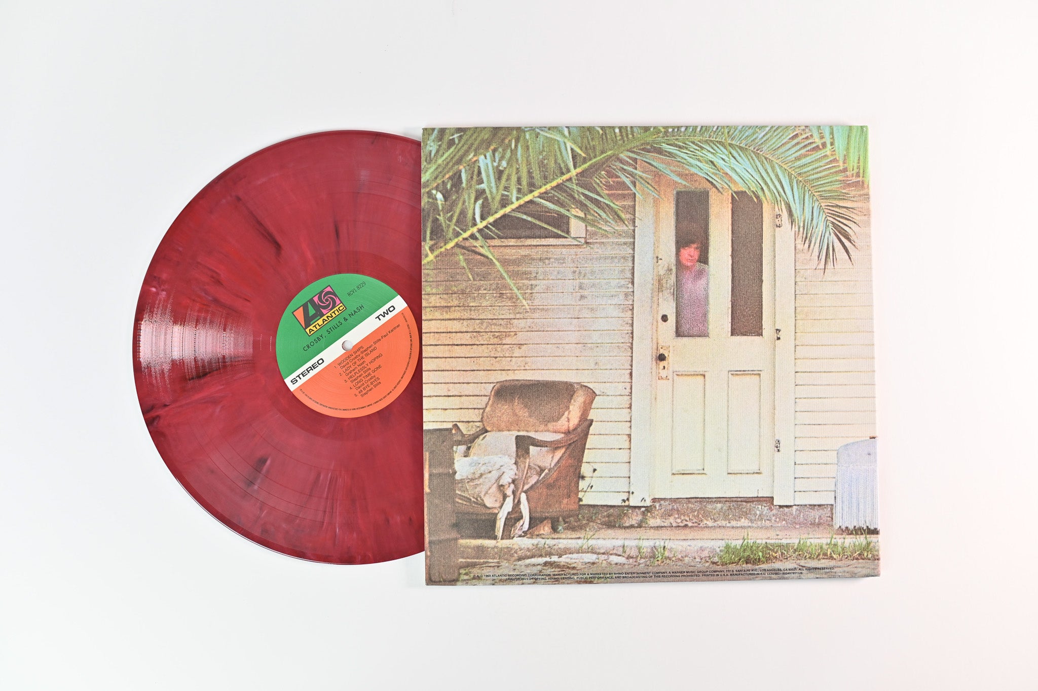 Crosby, Stills & Nash - Crosby, Stills & Nash on Atlantic - Burgundy Marble Vinyl