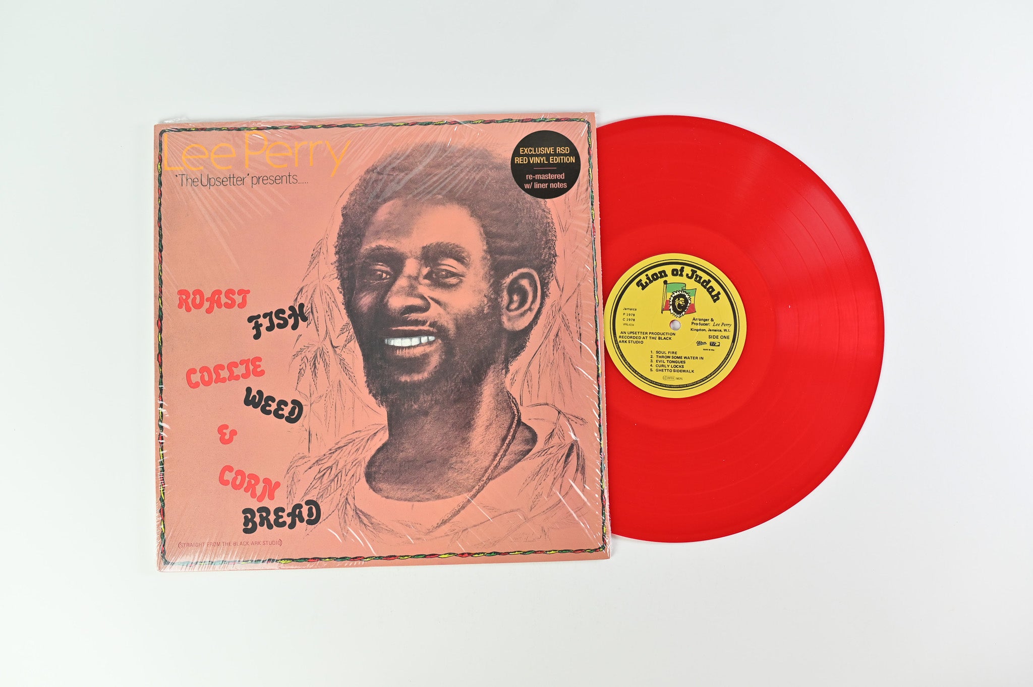 Lee Perry - Roast Fish Collie Weed & Corn Bread on 17 North Parade Ltd RSD 2021 Red Vinyl Reissue