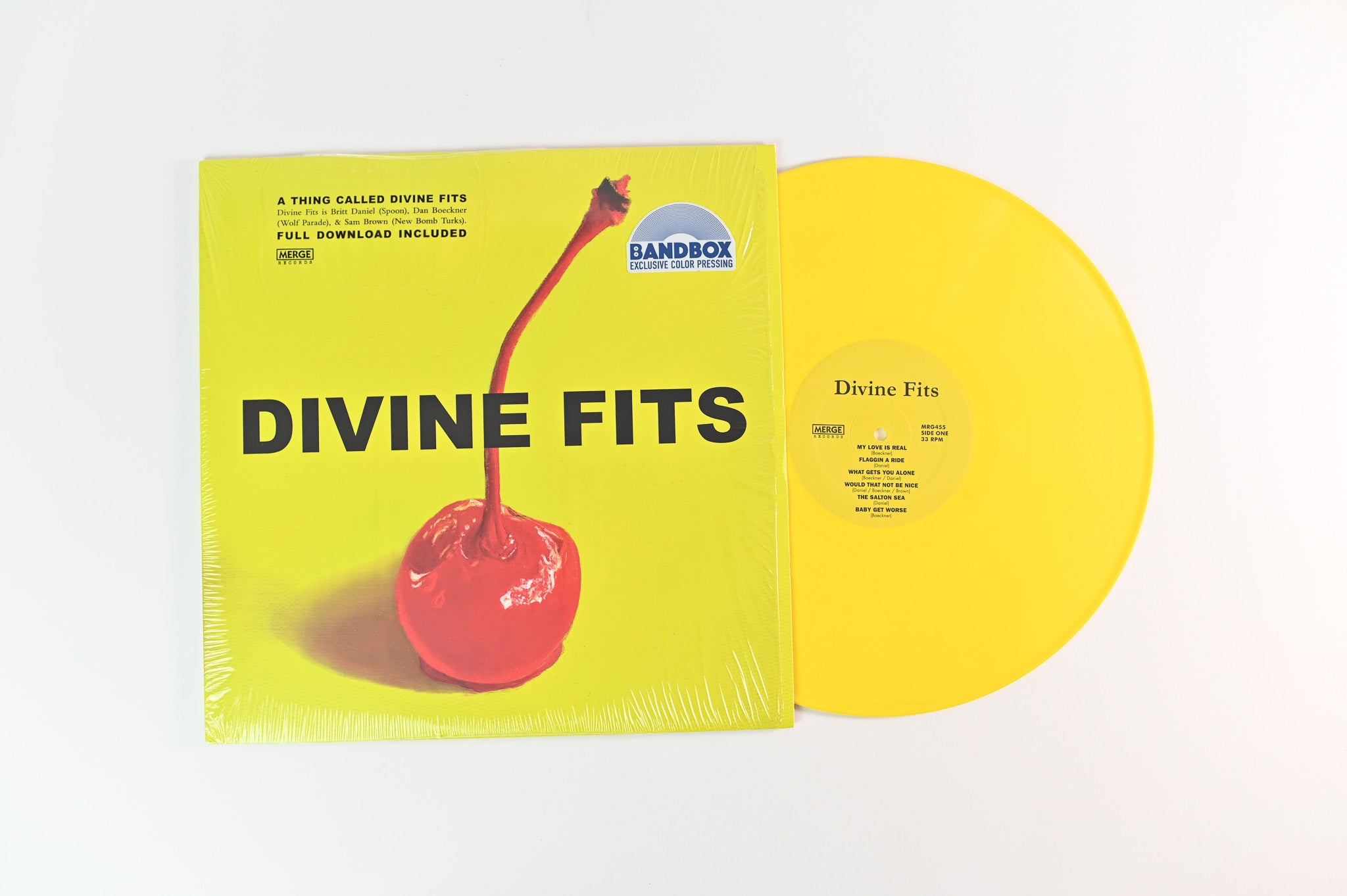 Divine Fits - A Thing Called Divine Fits on Merge Records - Yellow Vinyl