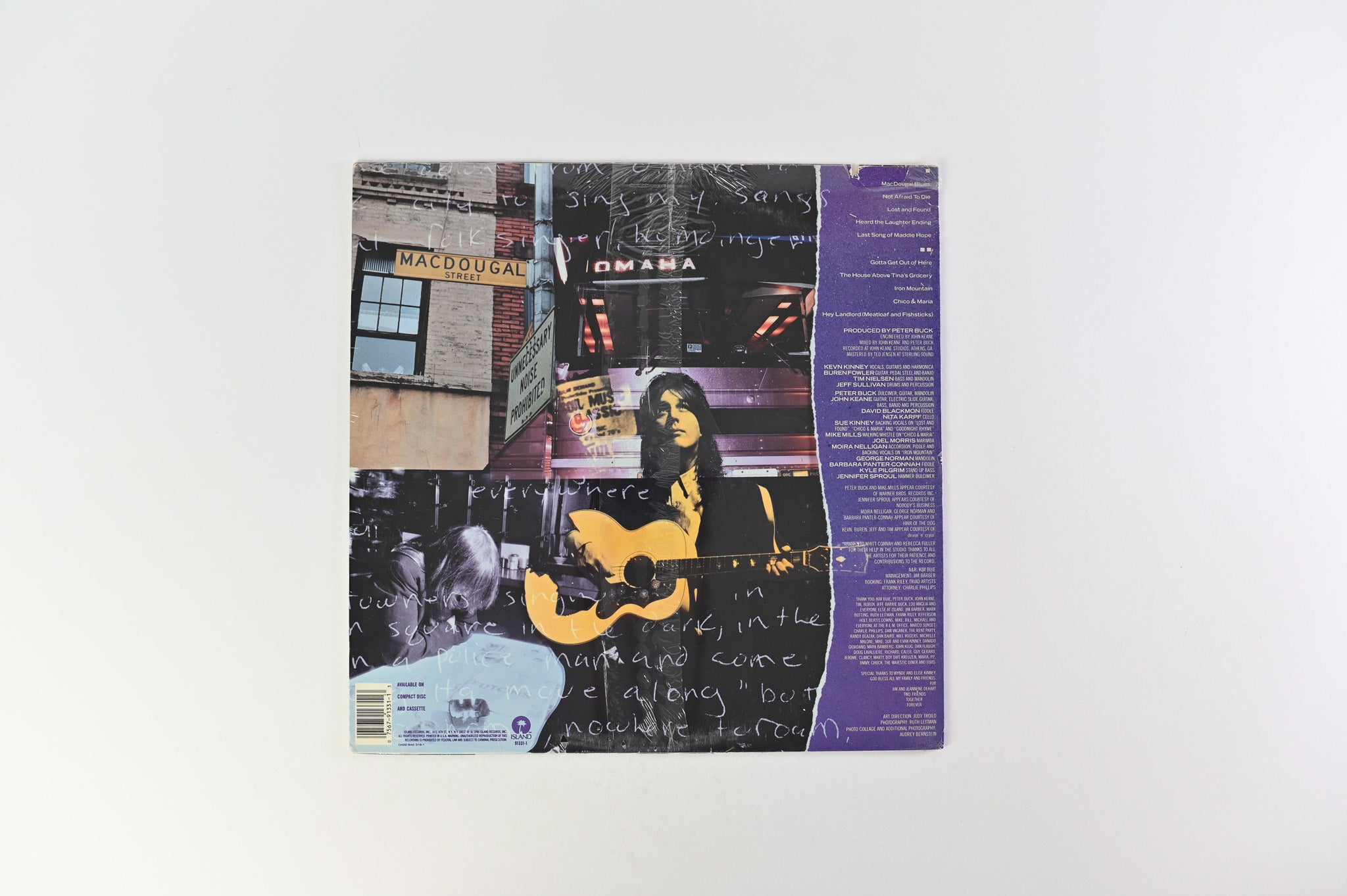 Kevn Kinney - MacDougal Blues on Island Ltd Sealed