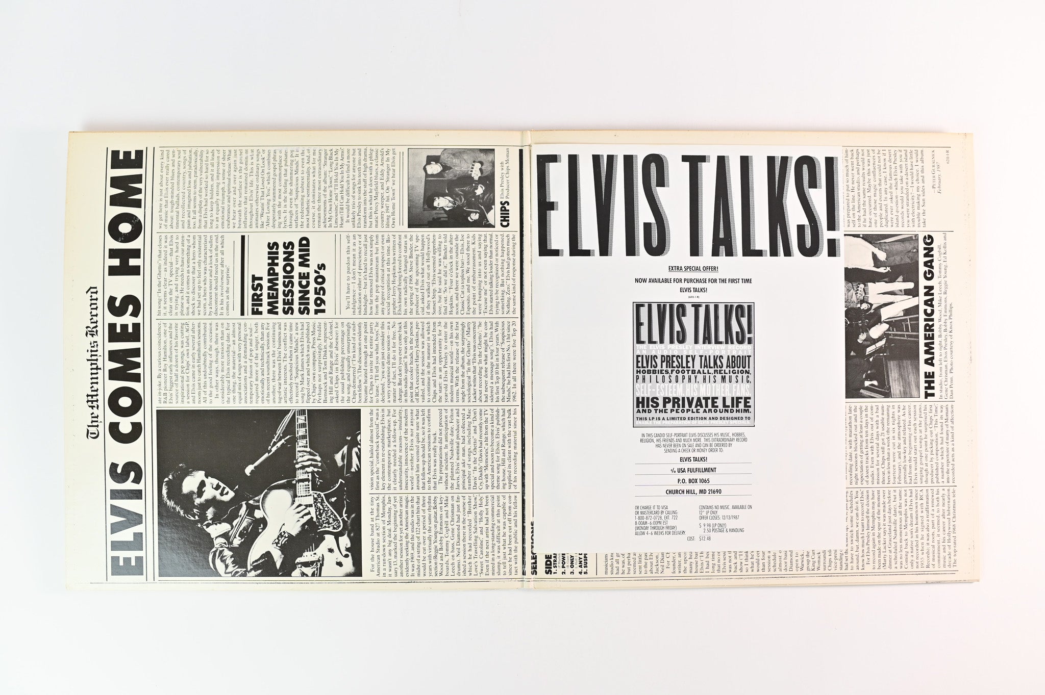 Elvis Presley - The Memphis Record on RCA Victor