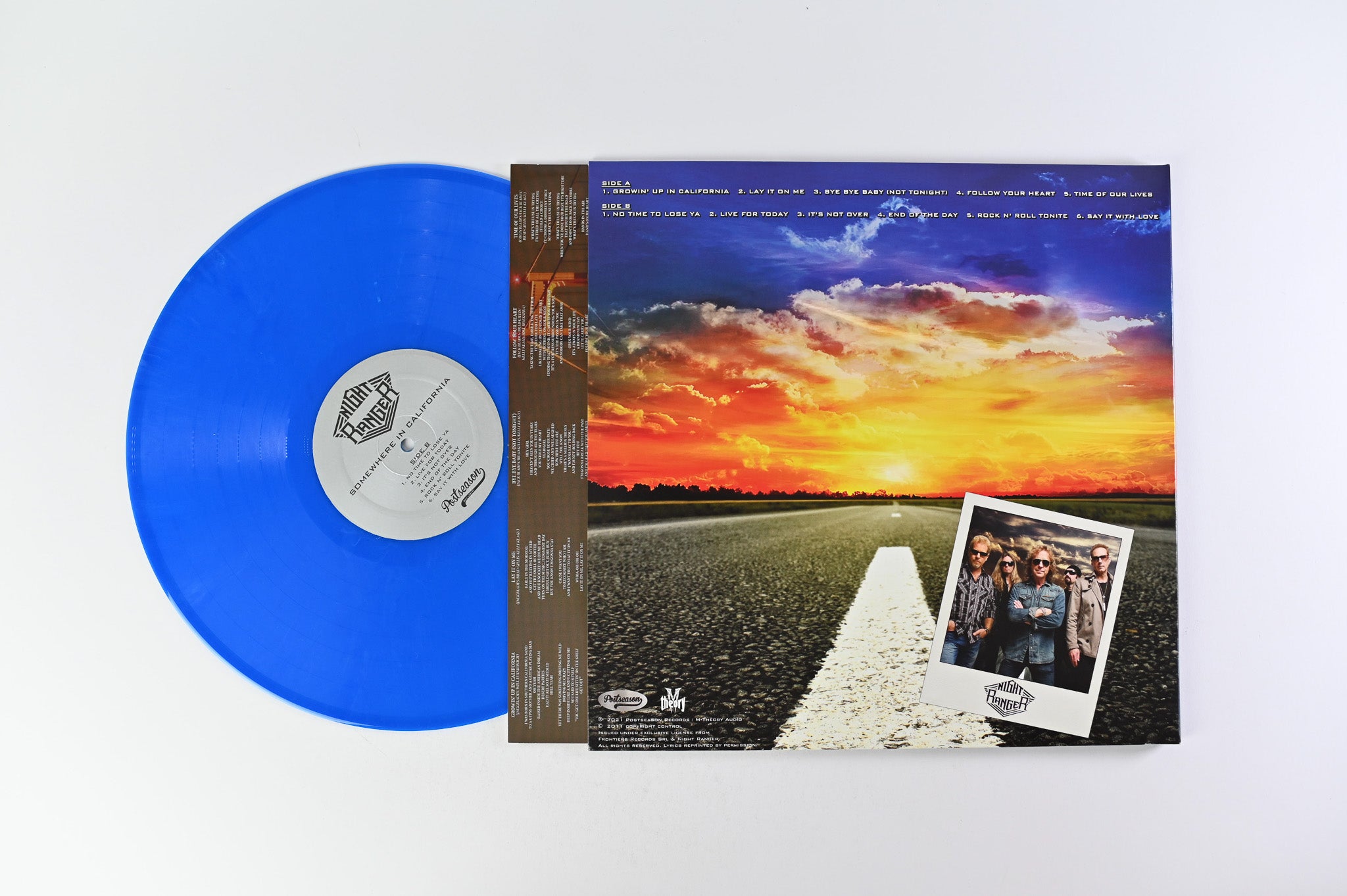 Night Ranger - Somewhere In California on Postseason Pacific Blue Vinyl