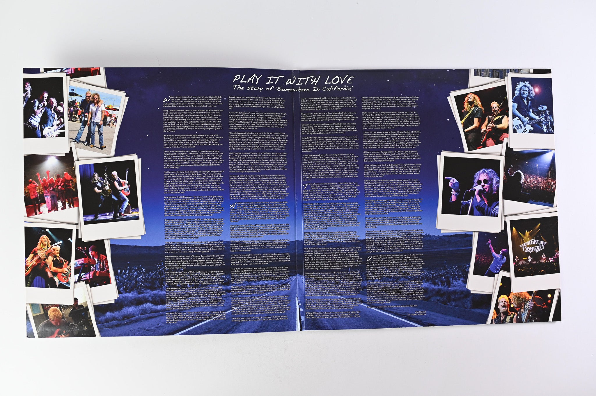 Night Ranger - Somewhere In California on Postseason Pacific Blue Vinyl
