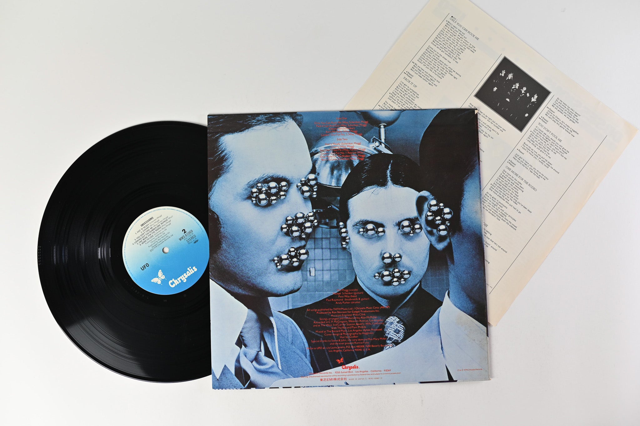 UFO - Obsession on Chrysalis - Japanese pressing