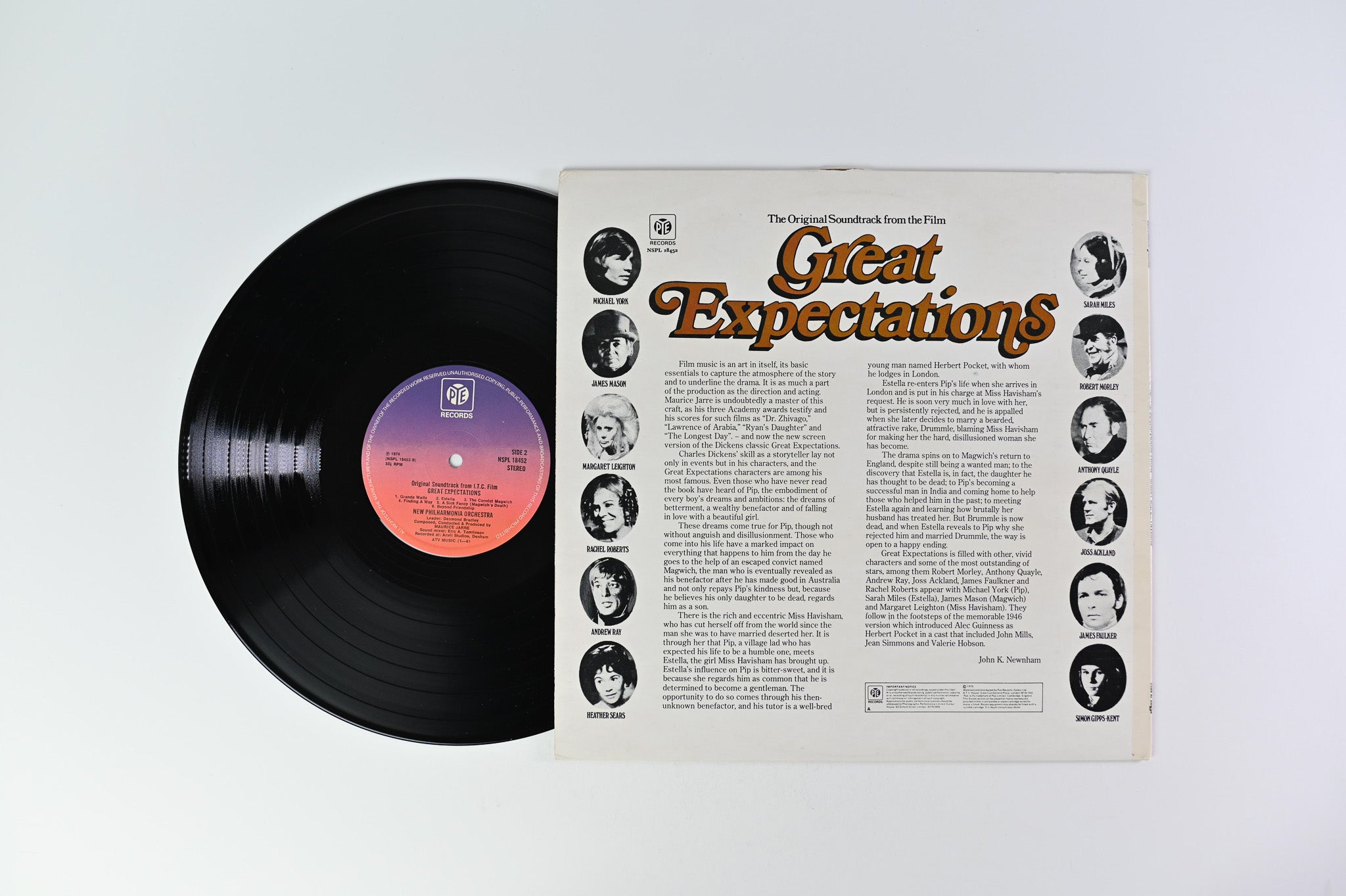 Maurice Jarre - Great Expectations (Original Soundtrack) on Pye Records