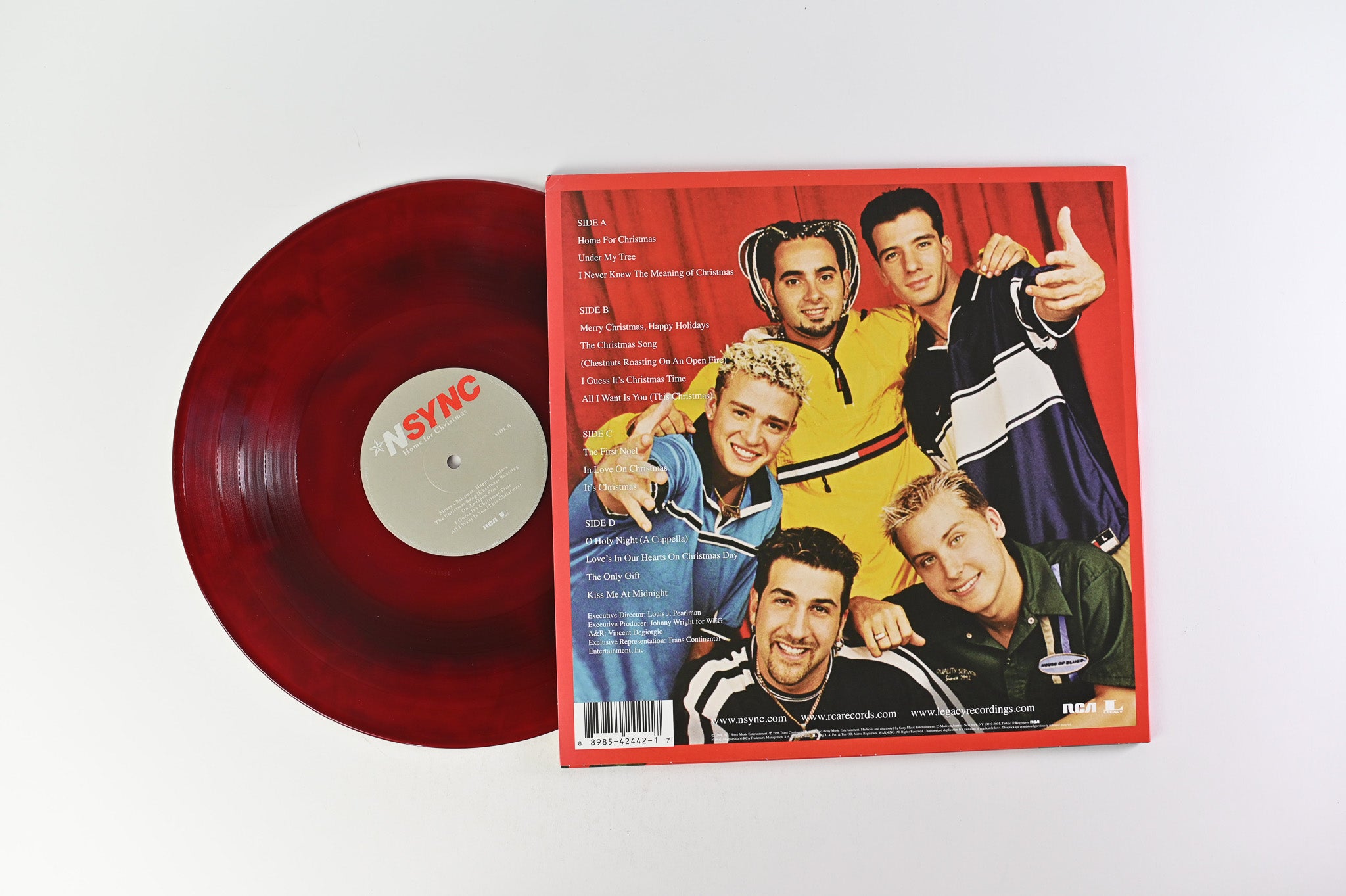 *NSYNC - Home For Christmas on Legacy Ltd Red & Green Reissue