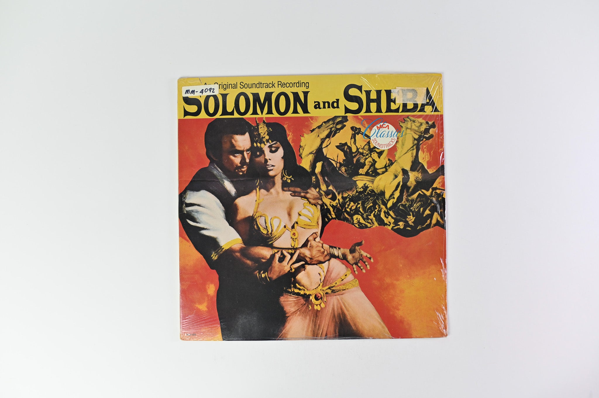Mario Nascimbene - Solomon And Sheba (An Original Soundtrack Recording) on MCA Records Sealed