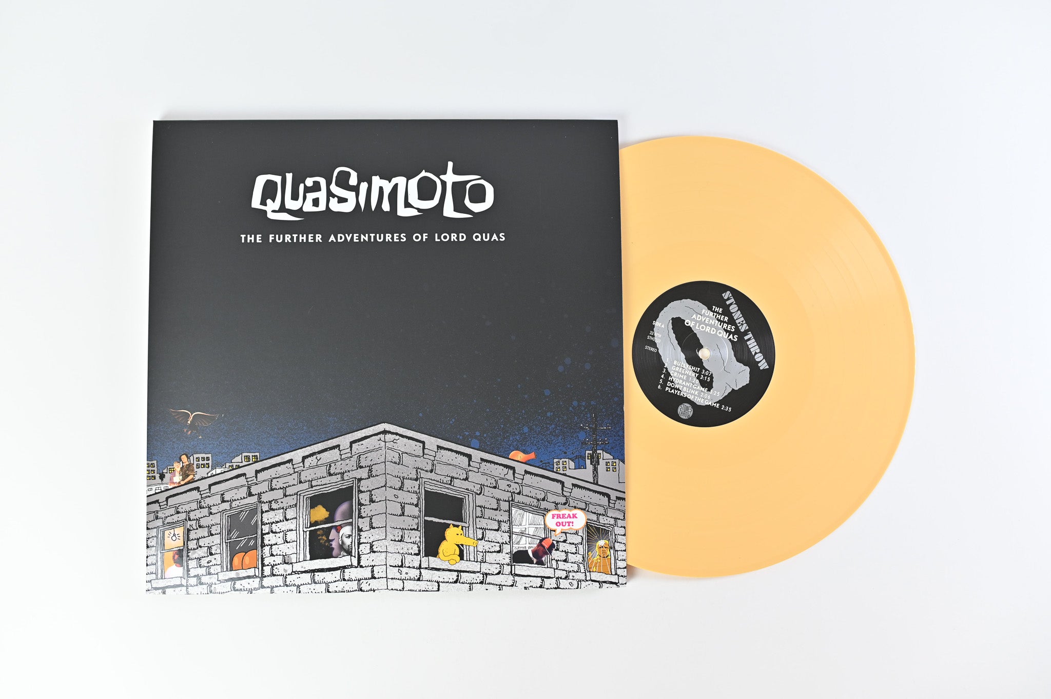 Quasimoto - The Further Adventures Of Lord Quas on Stones Throw VMP Yellow / Blue Reissue