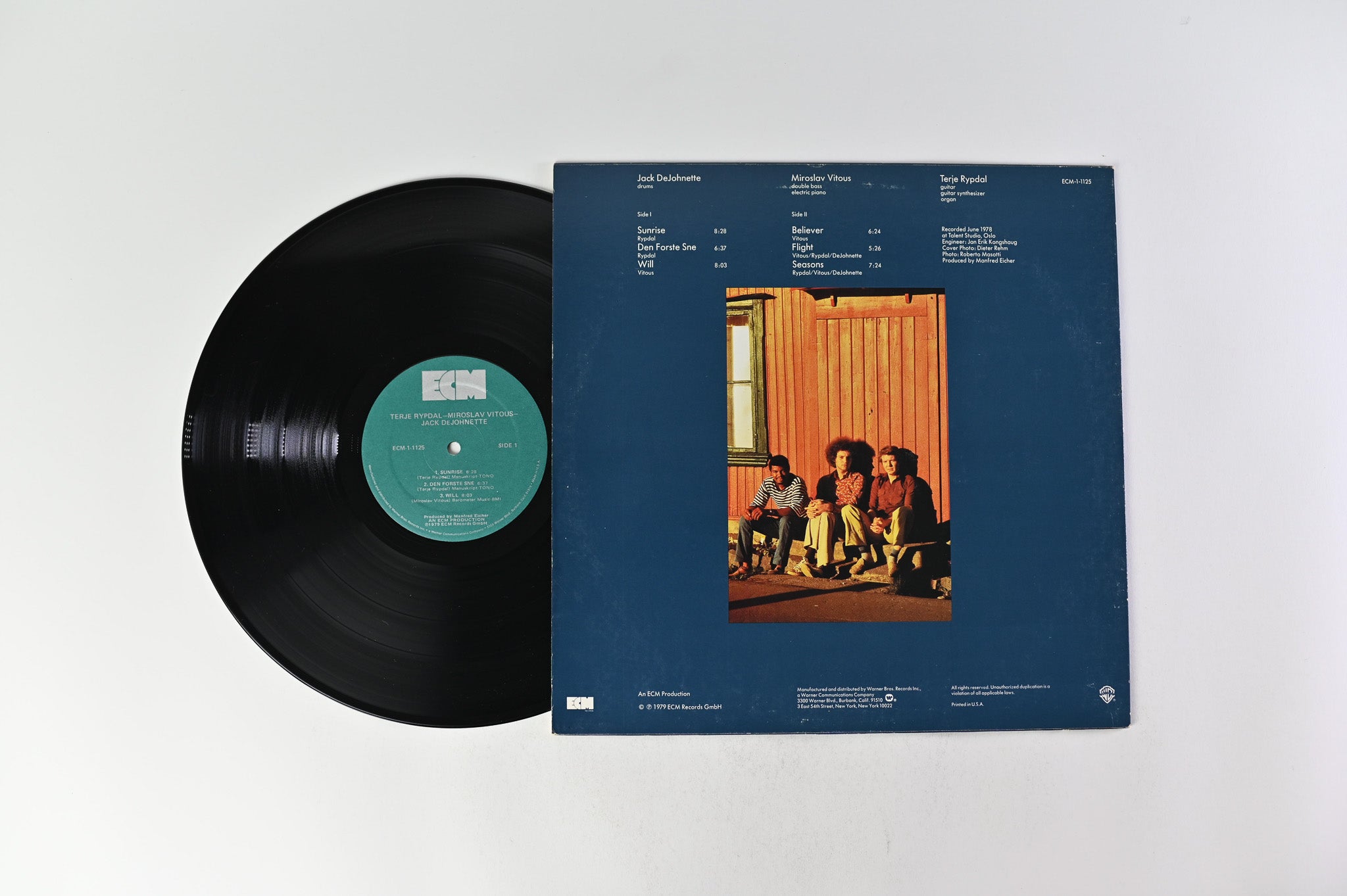 Terje Rypdal - Terje Rypdal / Miroslav Vitous / Jack DeJohnette on ECM Records