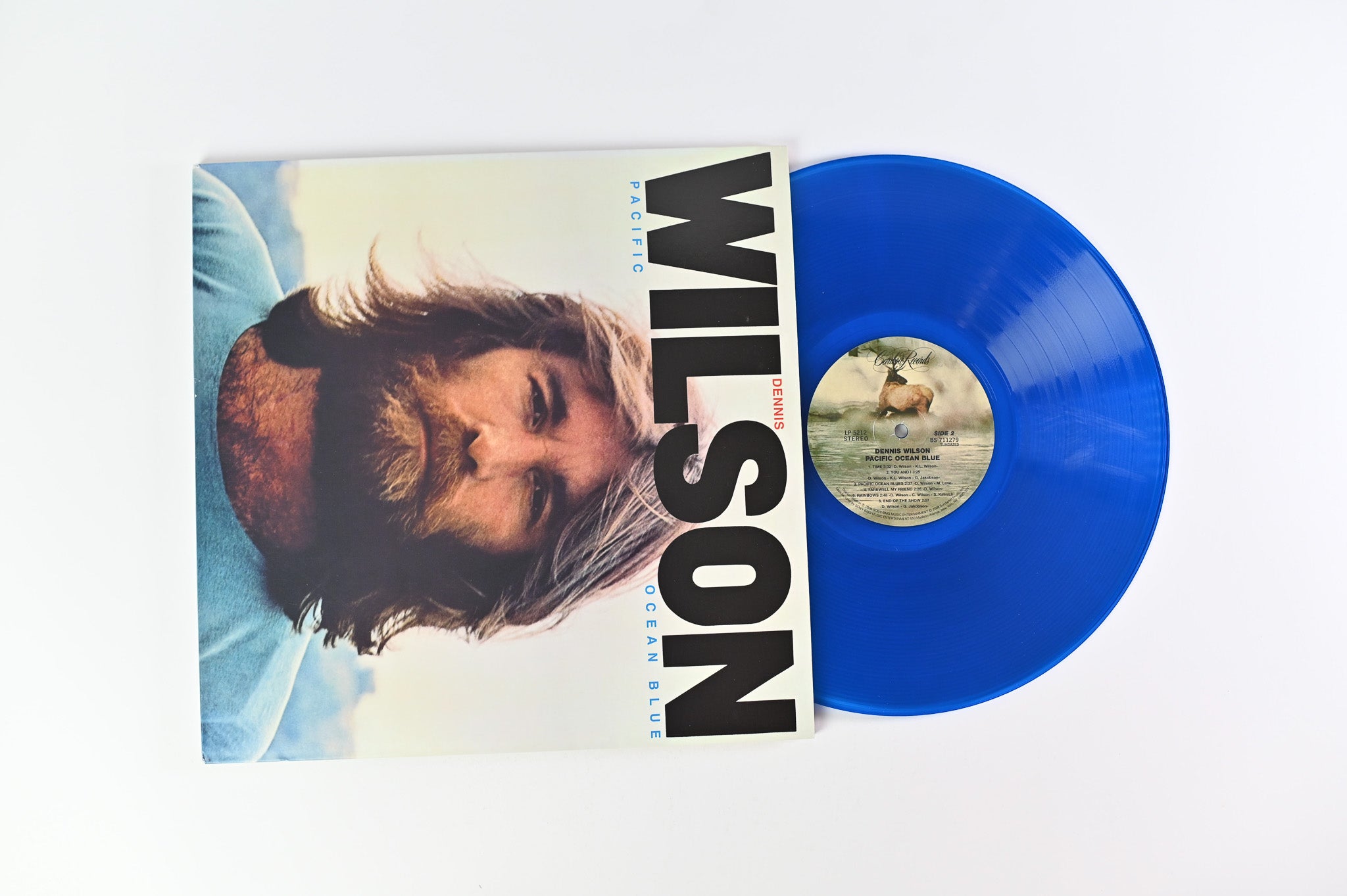 Dennis Wilson - Pacific Ocean Blue on Caribou Sundazed Ltd Blue Translucent Reissue