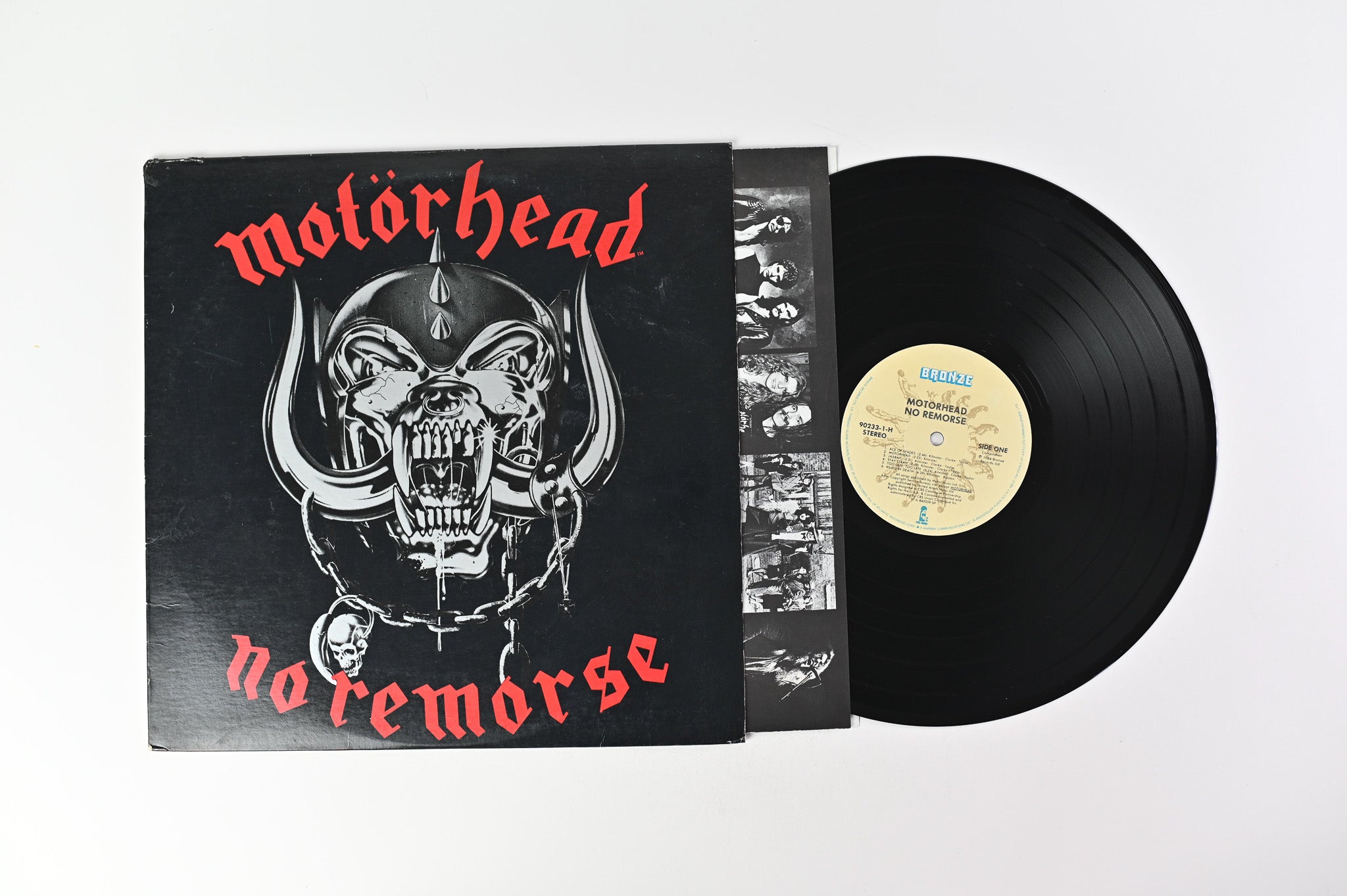 ヴィンテージ　LP TEST PRESS MOTÖRHEAD *NO REMO* Motörhead - No Remorse on Bronze