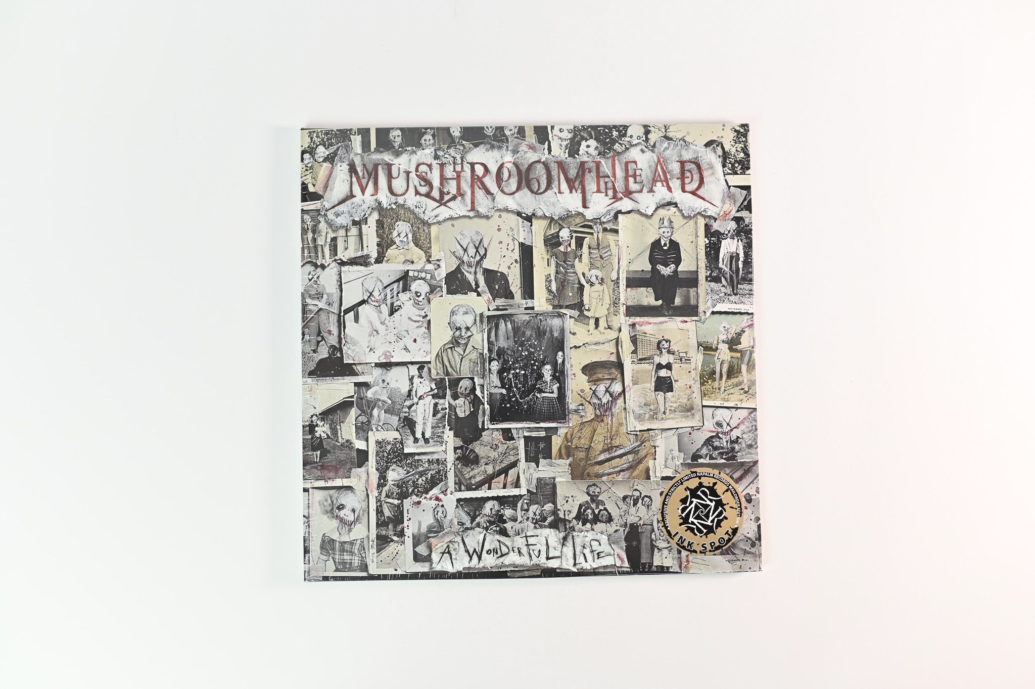 Mushroomhead - A Wonderful Life on Napalm Records - Sealed Gold w/ Black Ink Spot Colored Vinyl