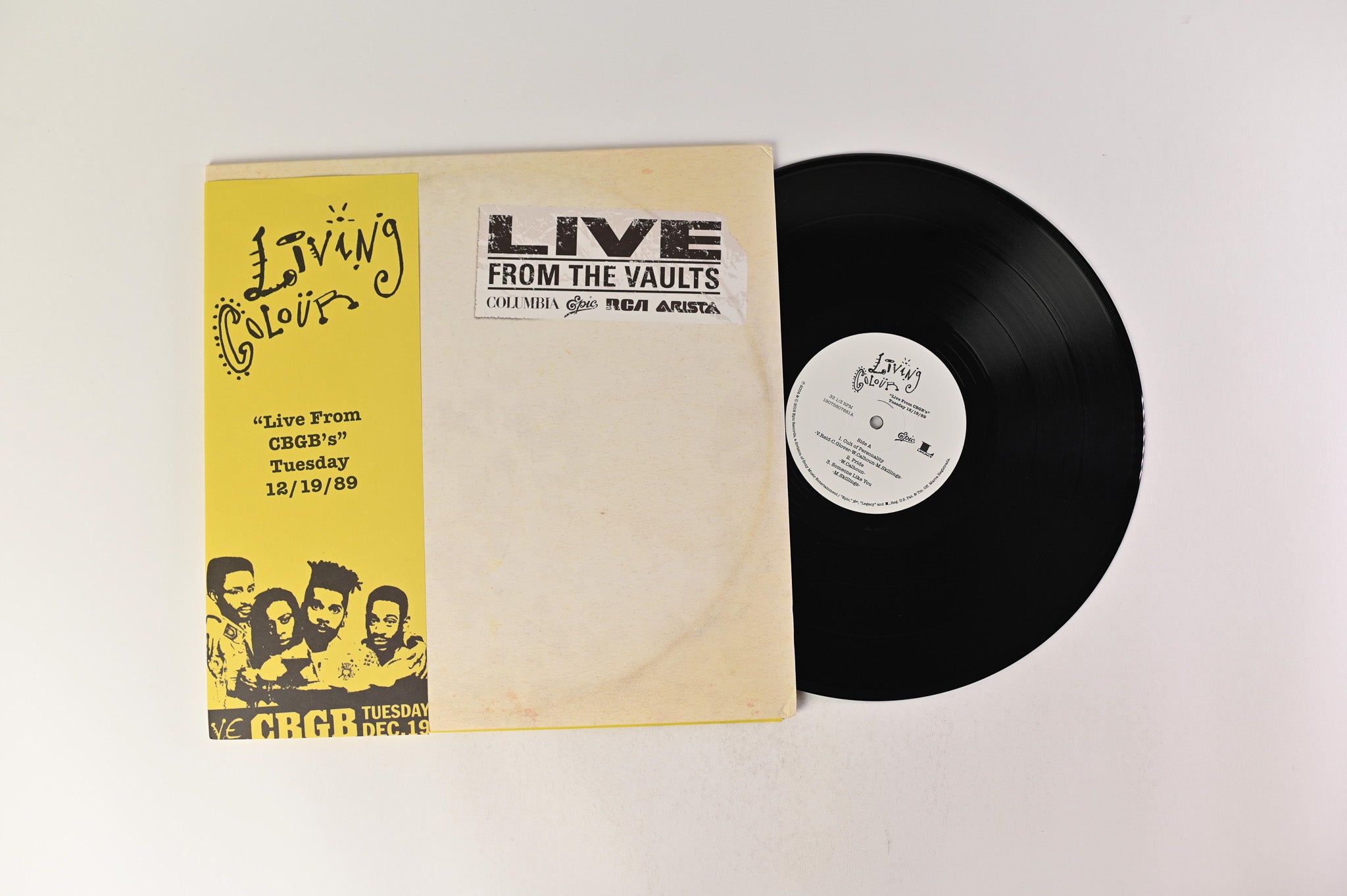 Living Colour - "Live From CBGB's" Tuesday 12/19/89 on Legacy / Epic - RSD pressing
