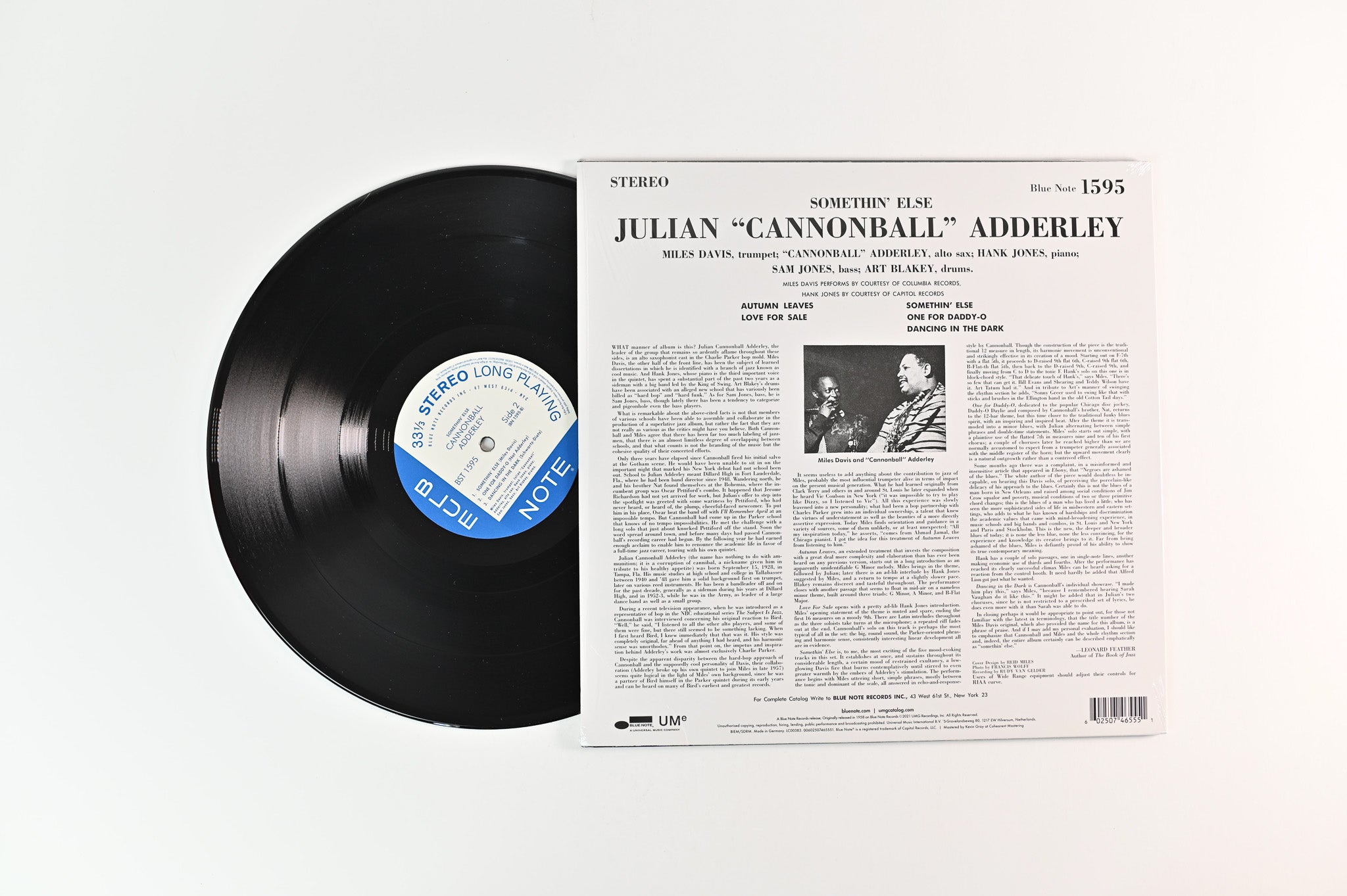 Cannonball Adderley - Somethin' Else on Blue Note Classic Vinyl Series